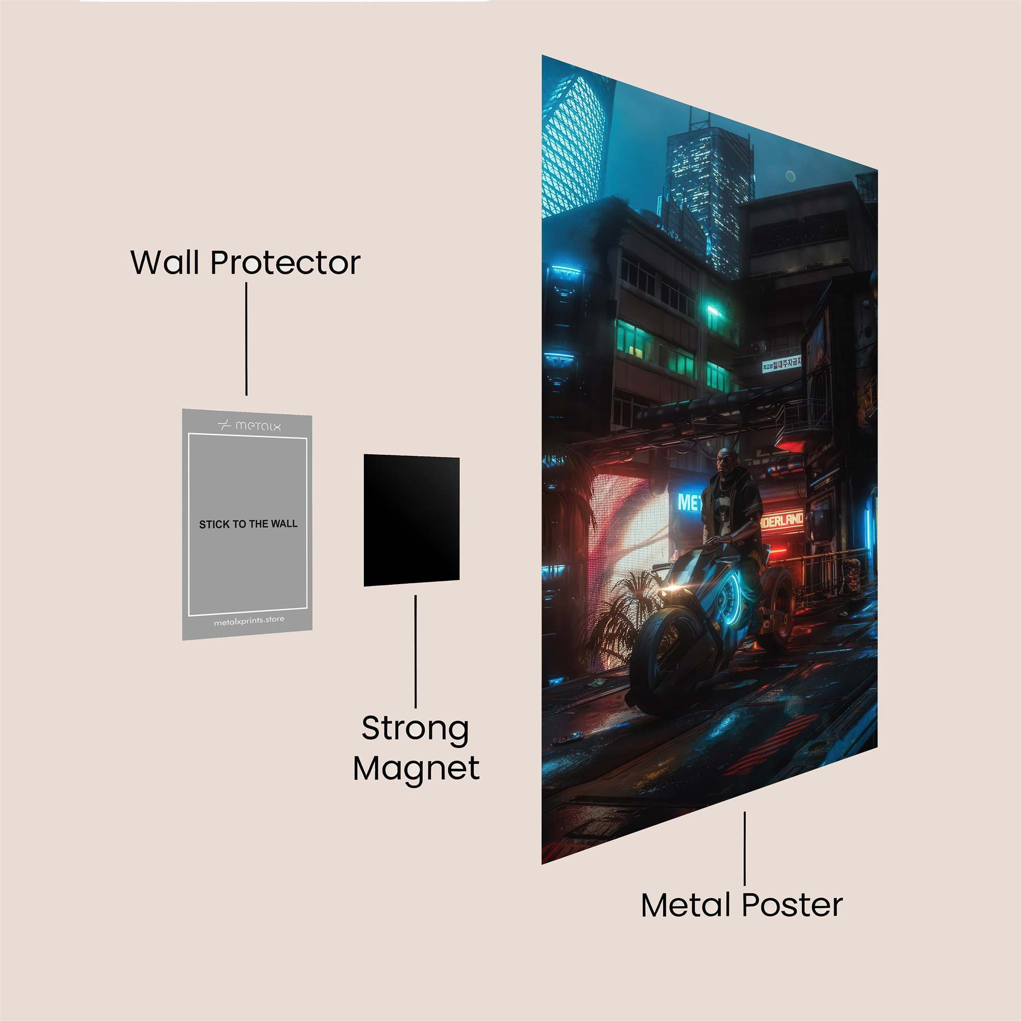 Neon Odyssey Safe Wall Magnetic / M