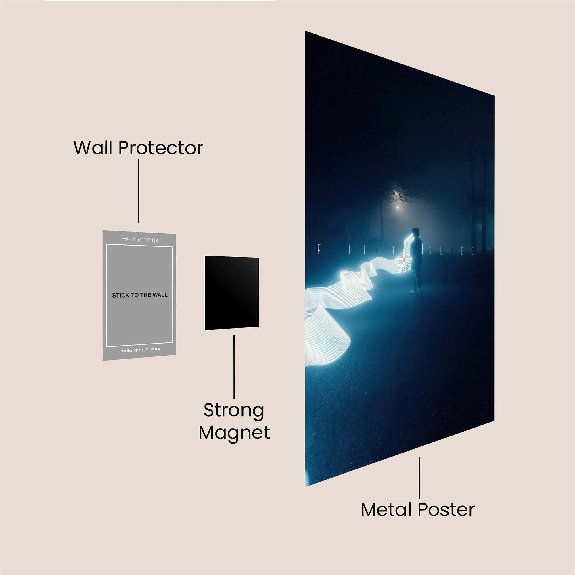 Mystic Walk Safe Wall Magnetic / M