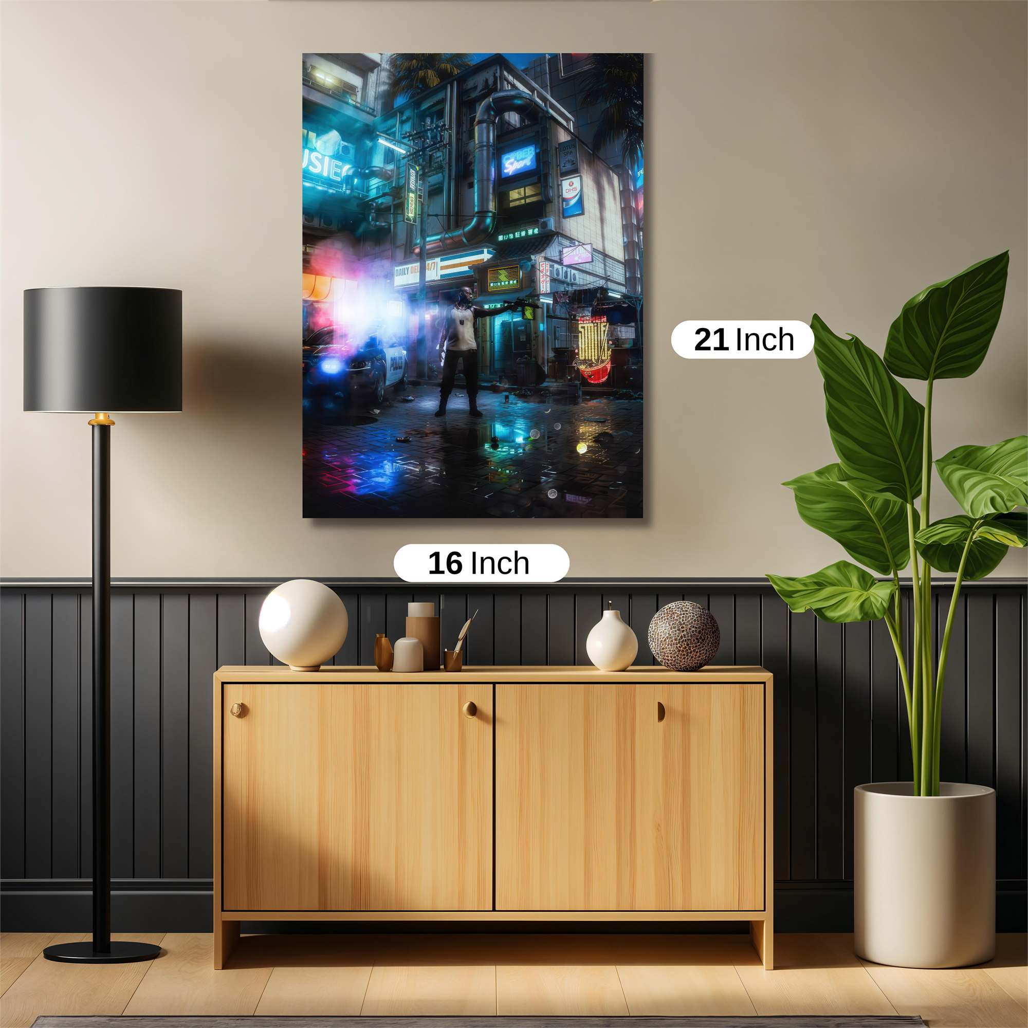 Cyberpunk Chaos Safe Wall Magnetic / M