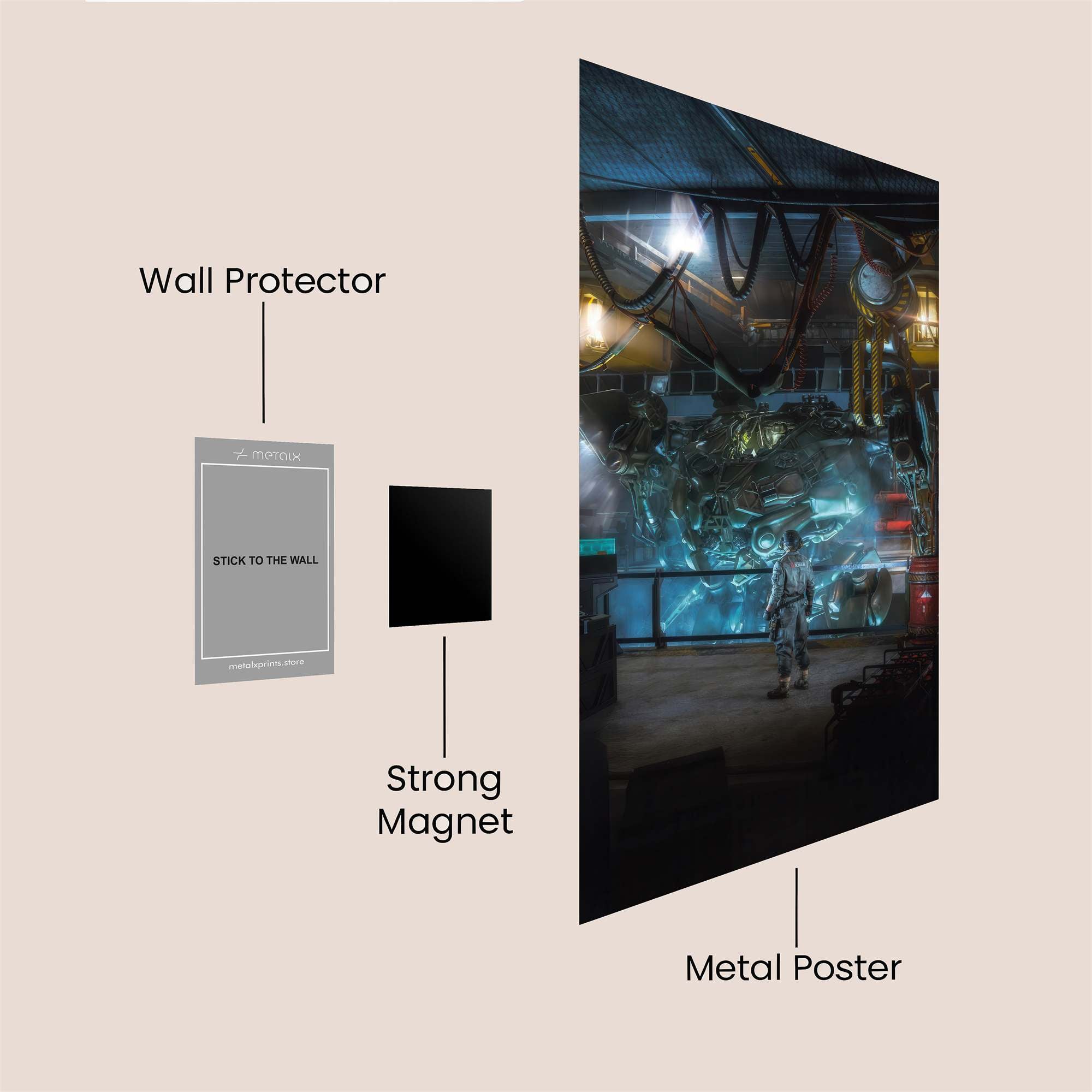 Machine Enigma Safe Wall Magnetic / M