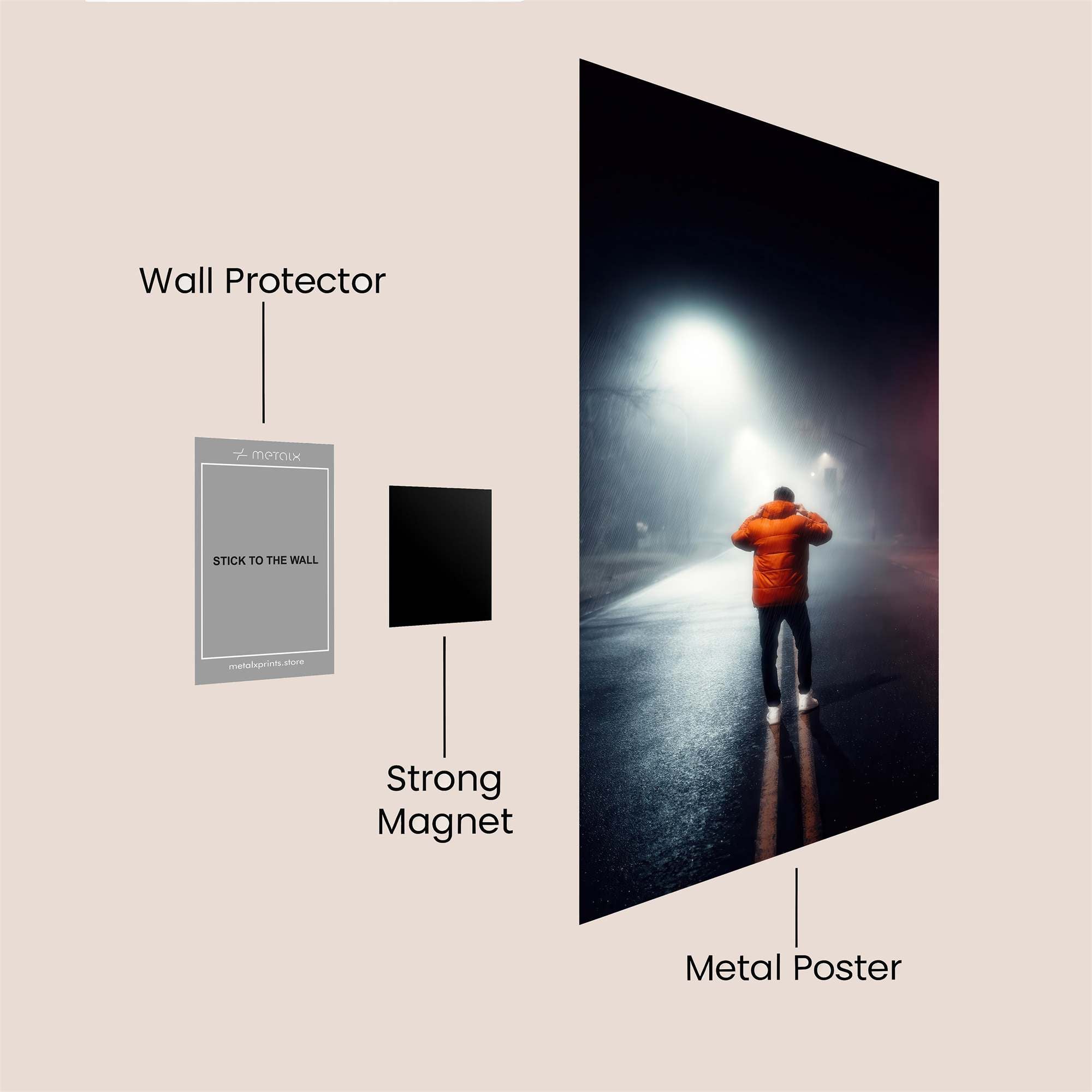 Night Wanderer Safe Wall Magnetic / M