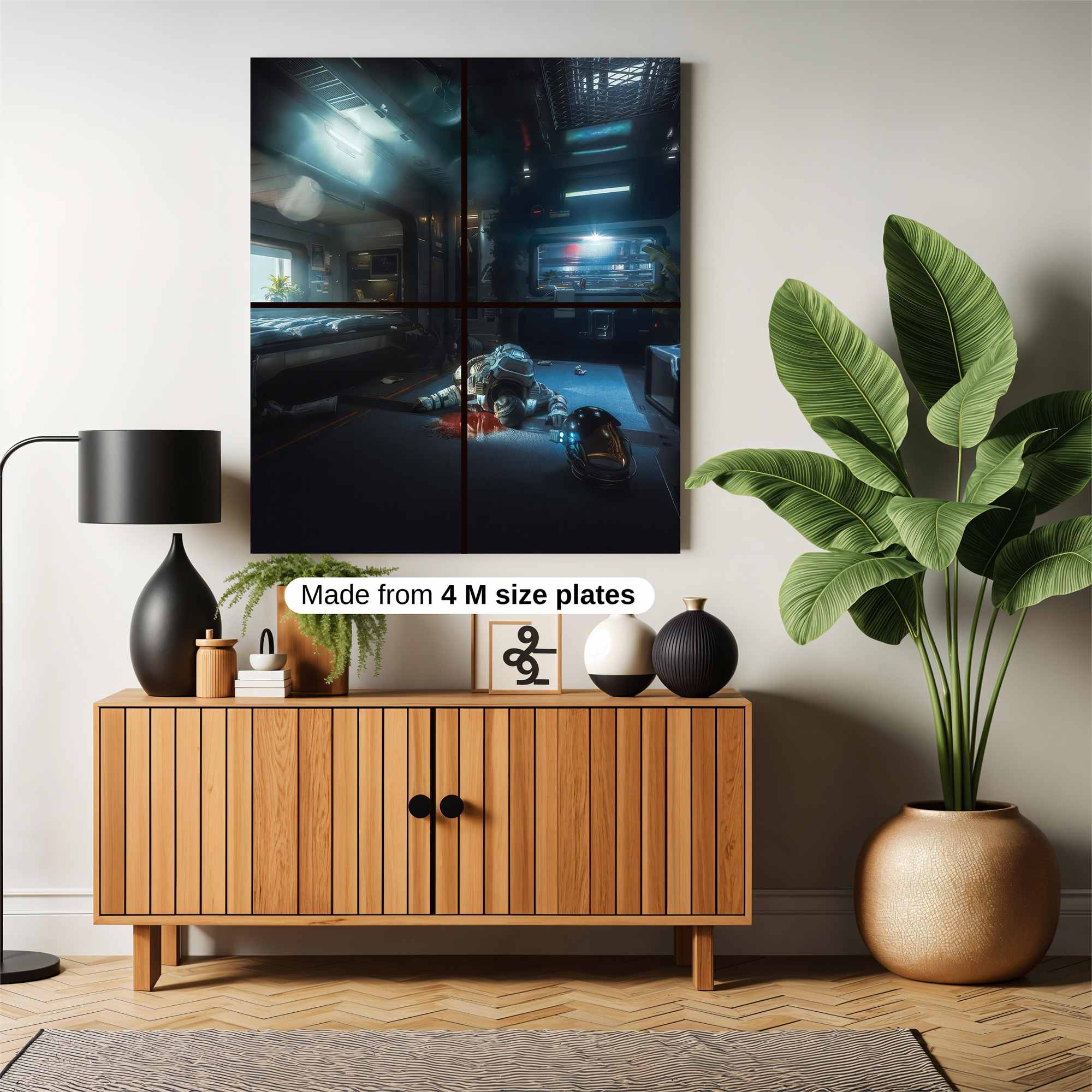 Astronaut Despair Safe Wall Magnetic / M