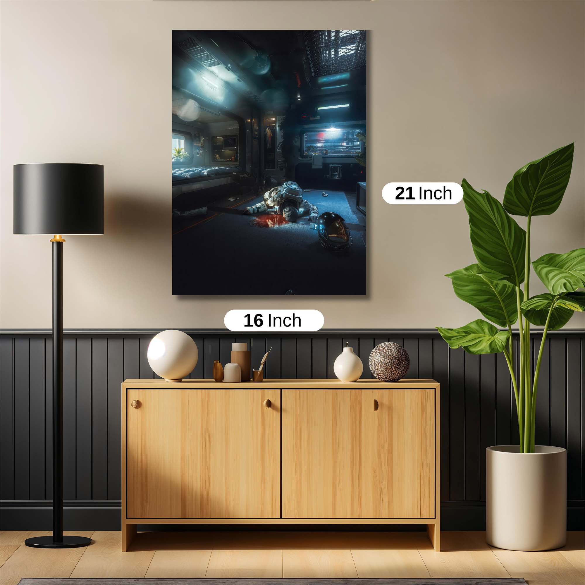 Astronaut Despair Safe Wall Magnetic / M