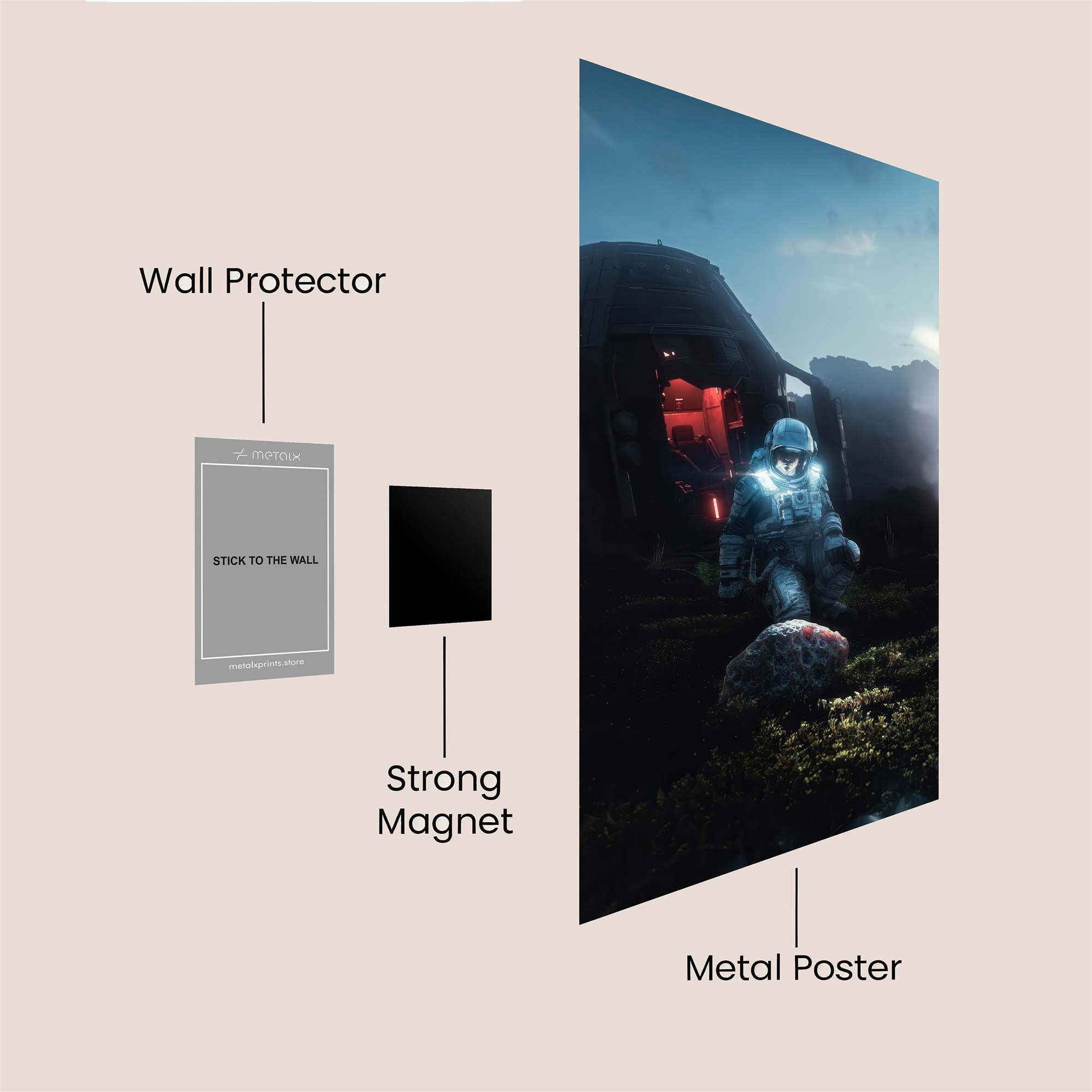 Explorer Gloom Safe Wall Magnetic / M