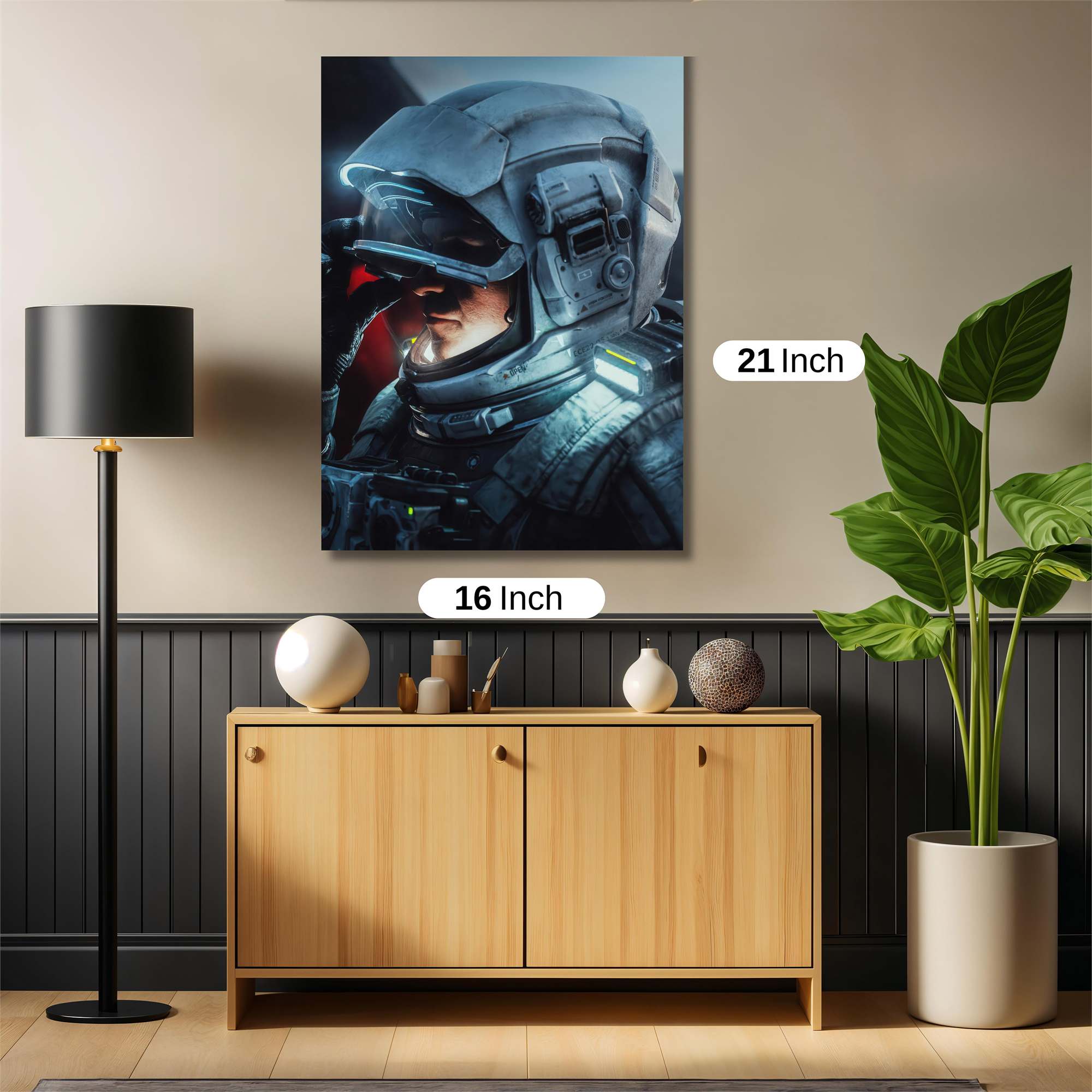 Astronaut Intense Safe Wall Magnetic / M