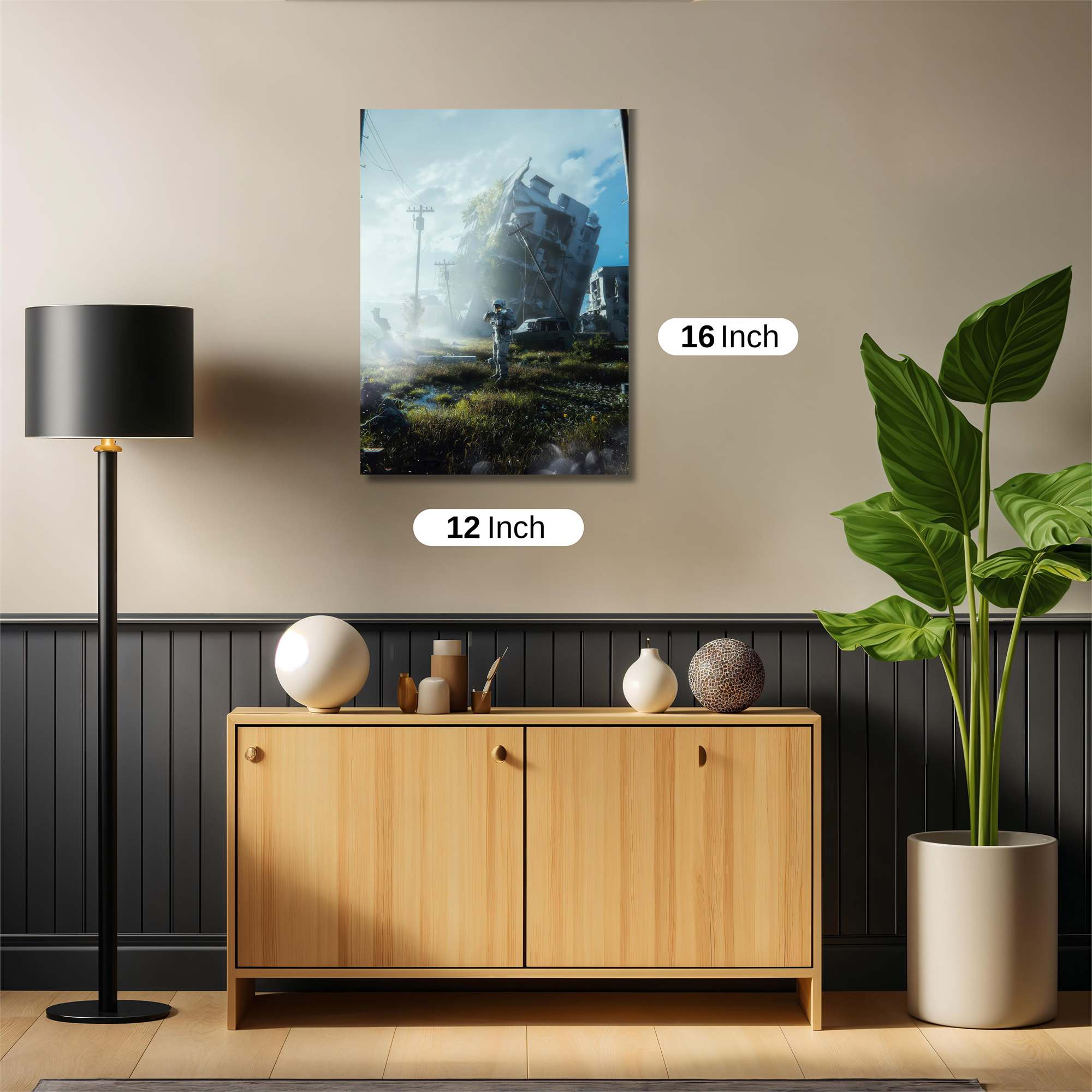 Apocalyptic Solitude Safe Wall Magnetic / M