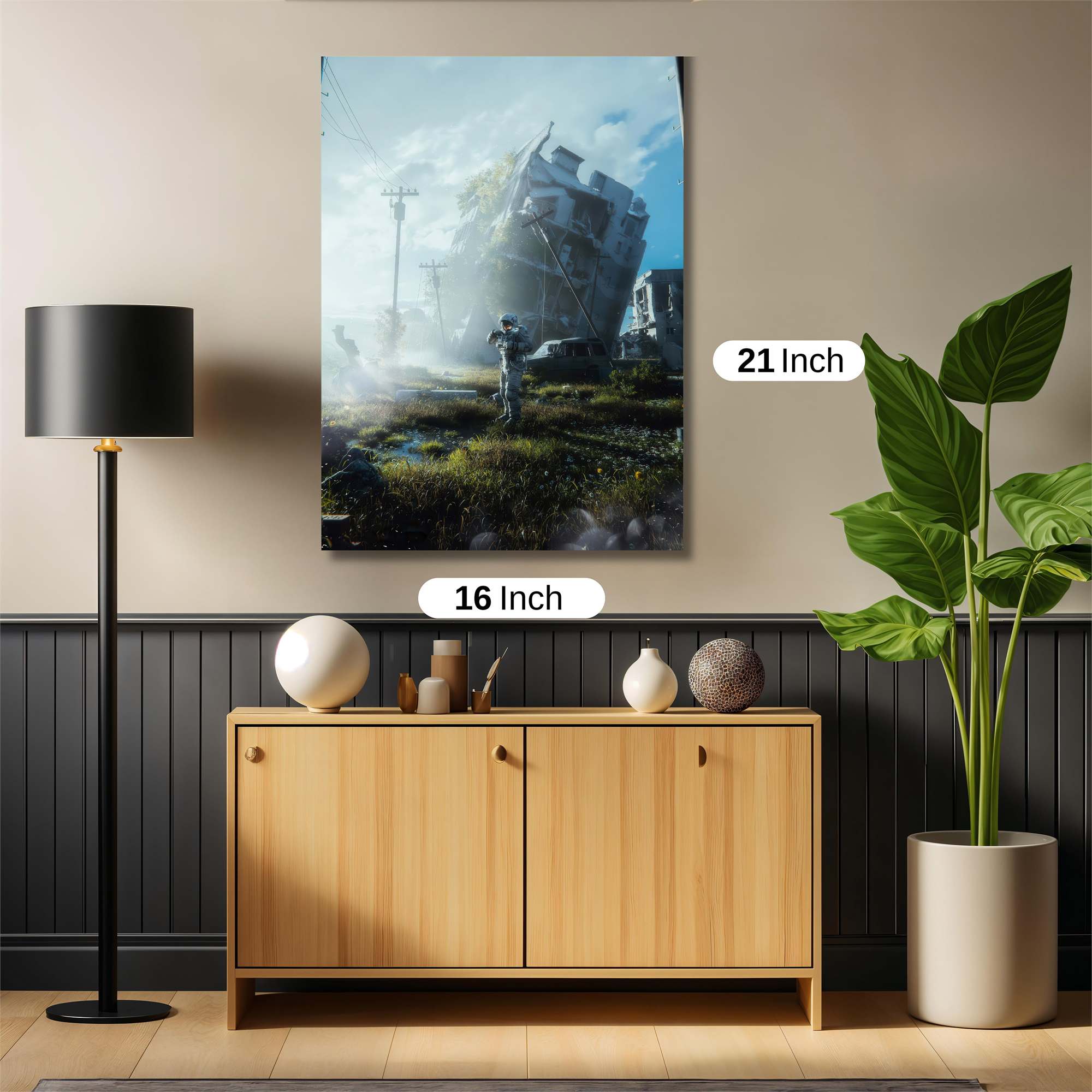 Apocalyptic Solitude Safe Wall Magnetic / M