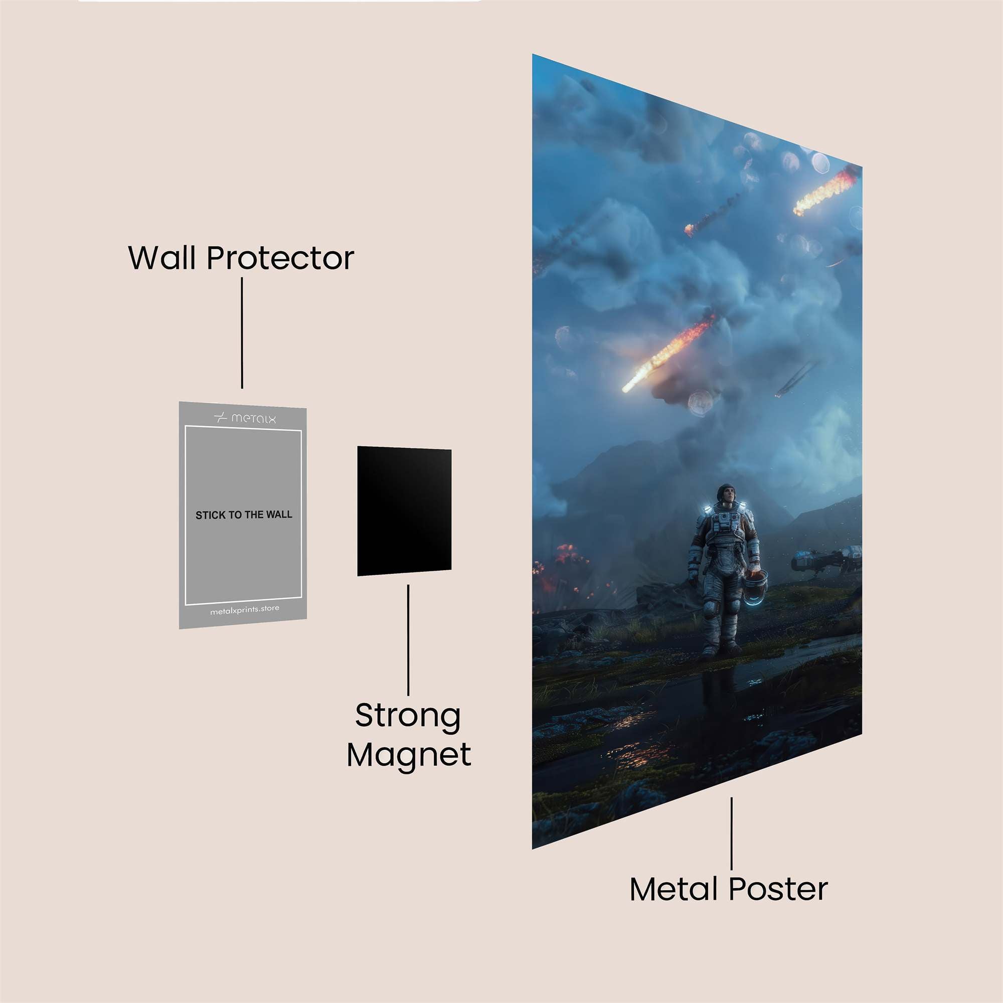 Masterchief Apocalypse Safe Wall Magnetic / M