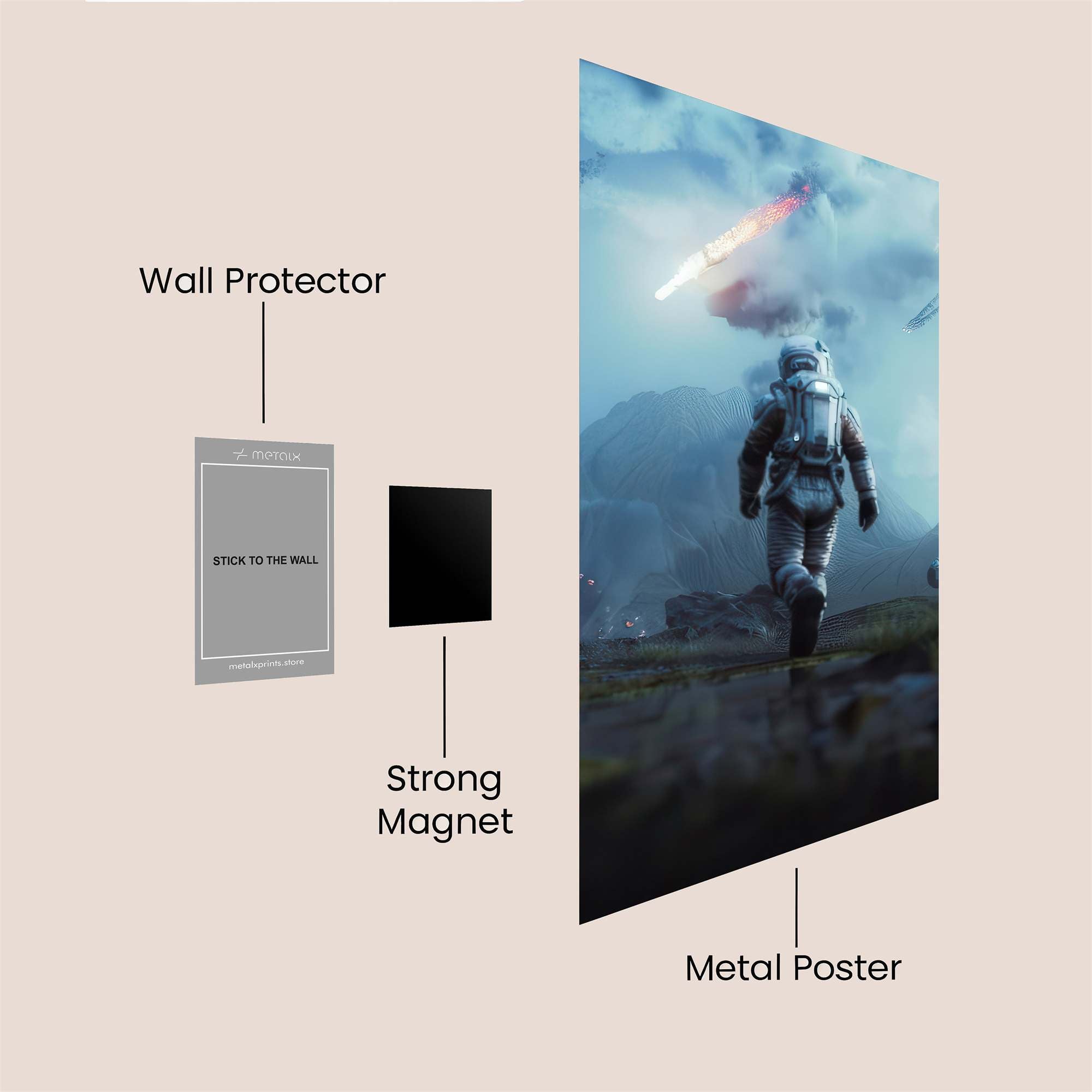 Dandy Night Safe Wall Magnetic / M