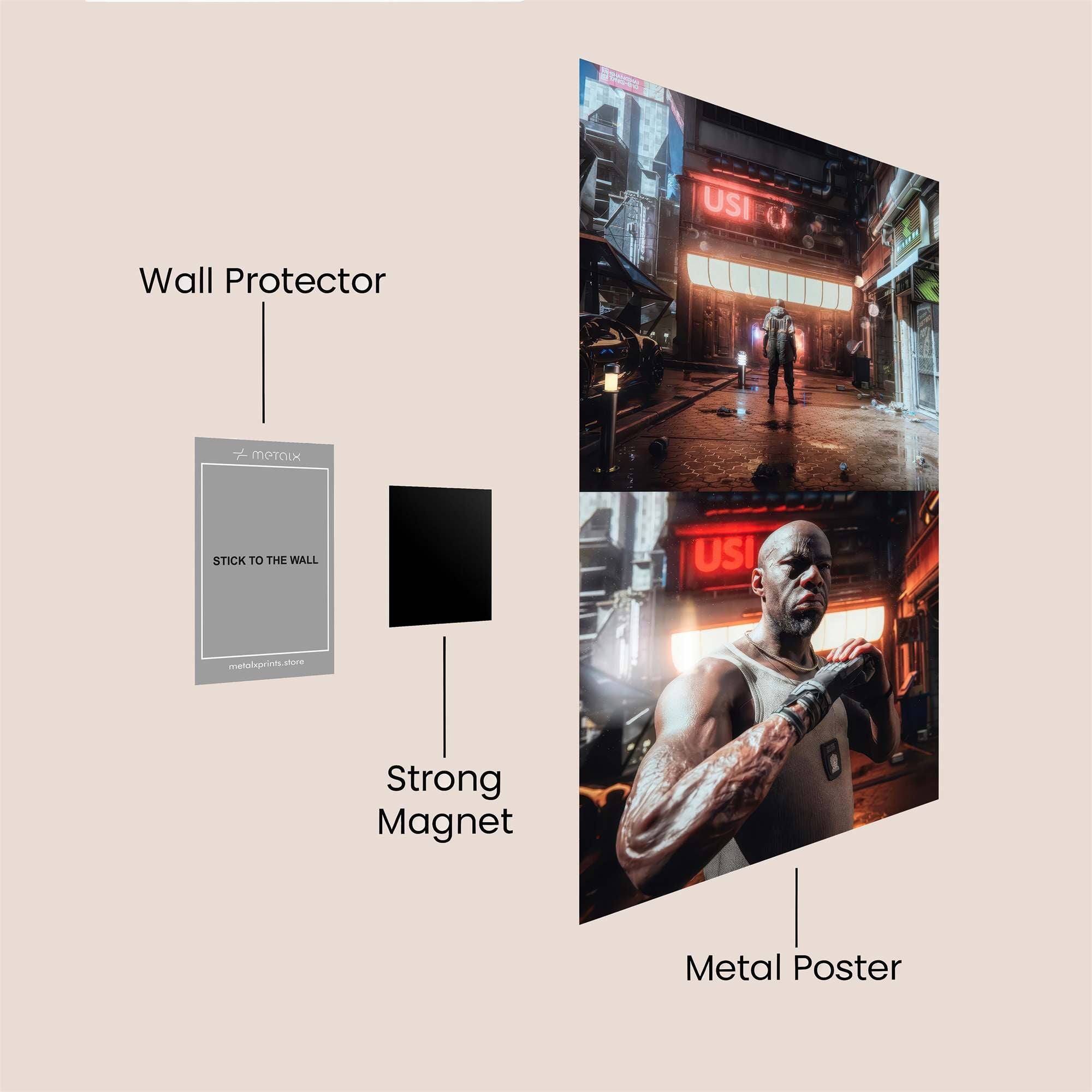 Blade Runner Safe Wall Magnetic / M