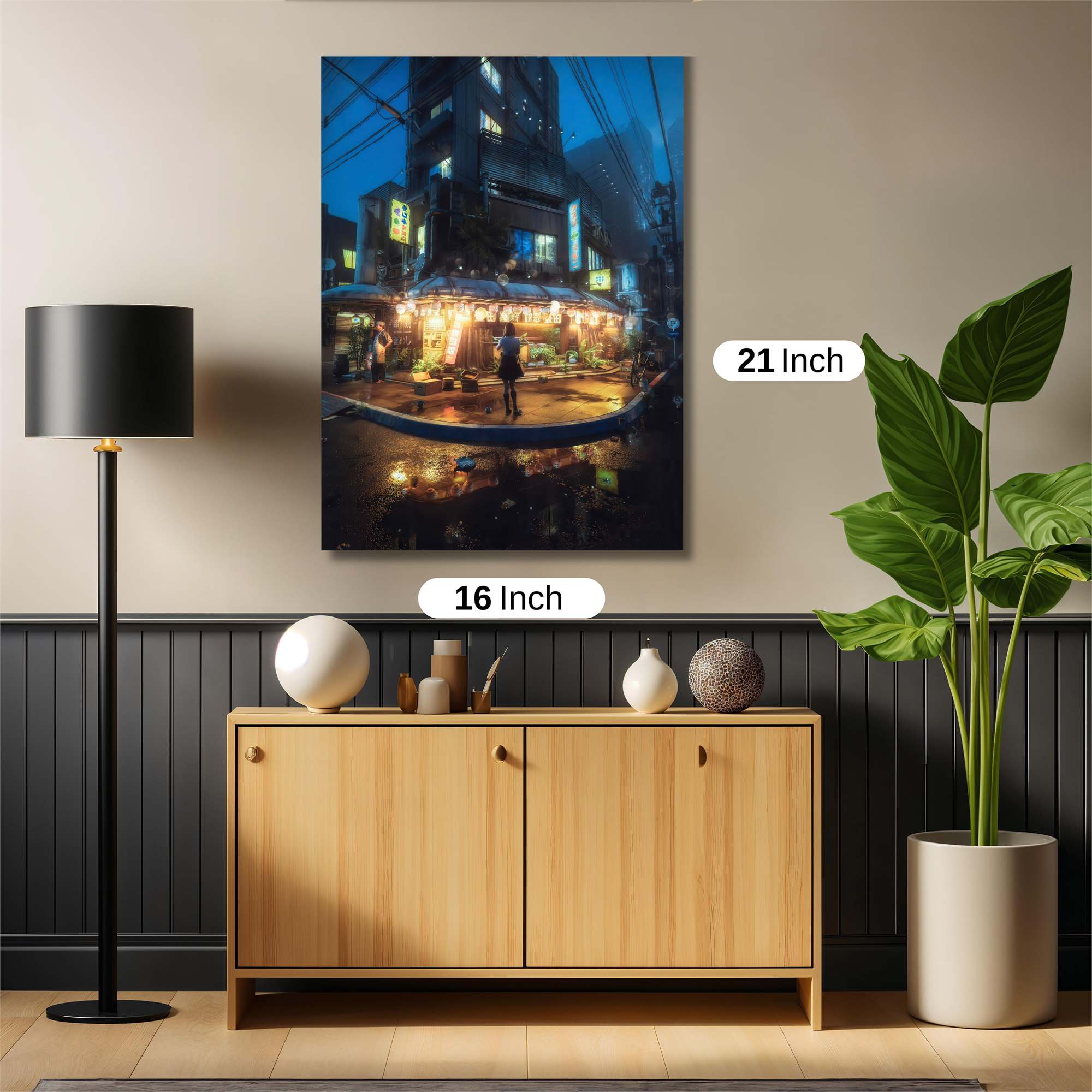 Neon Serenity Safe Wall Magnetic / M