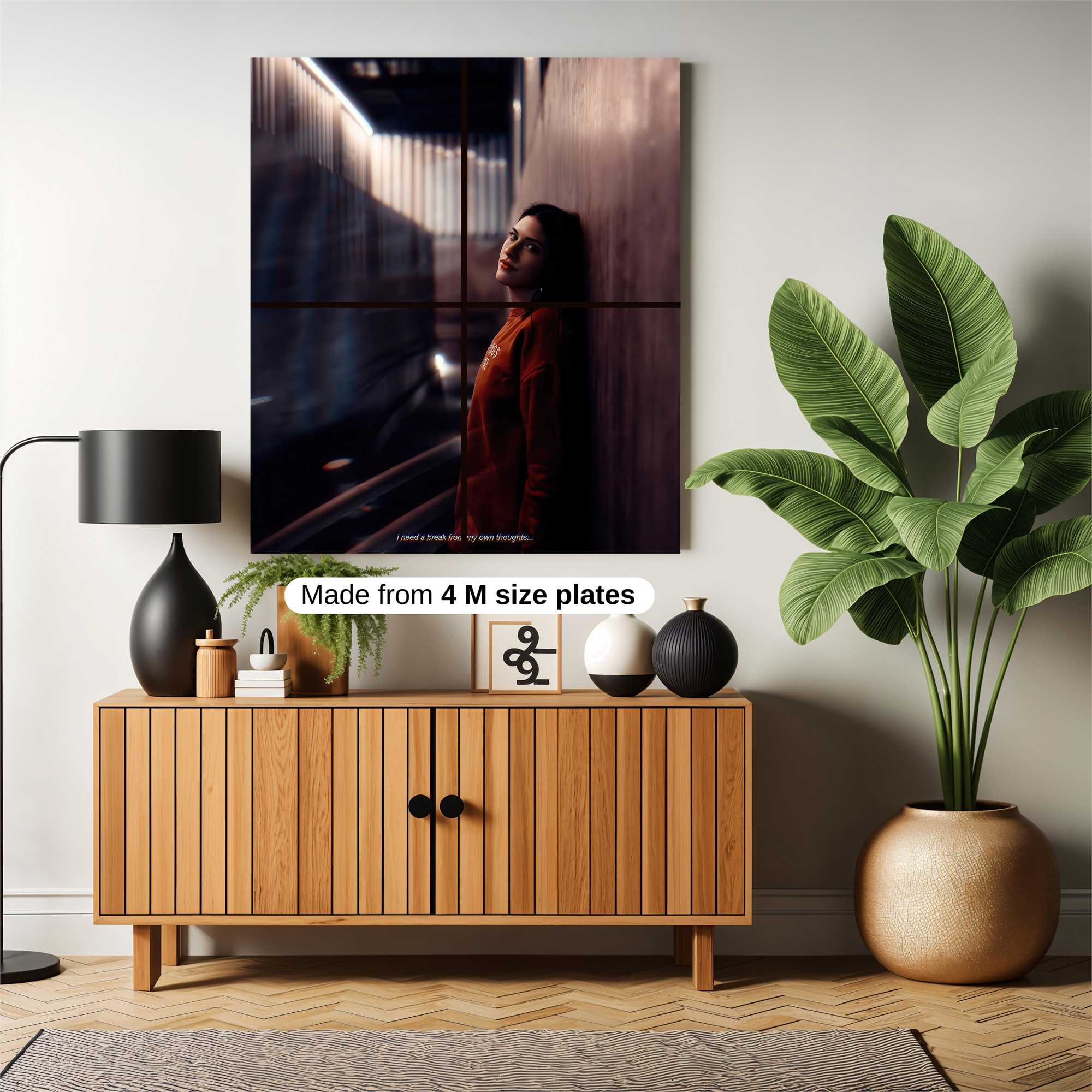Alleyway Solitude Safe Wall Magnetic / M