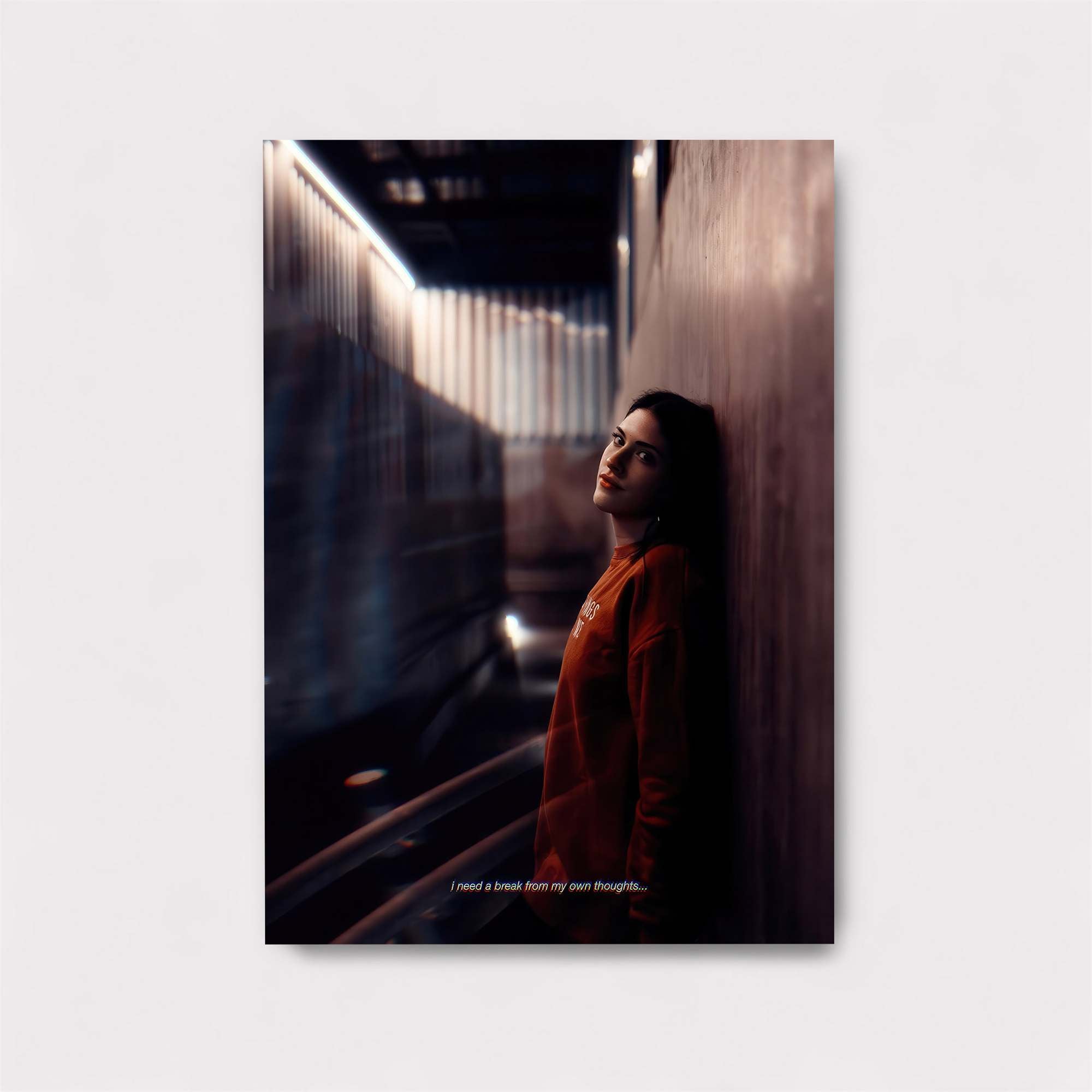 Alleyway Solitude Safe Wall Magnetic / M