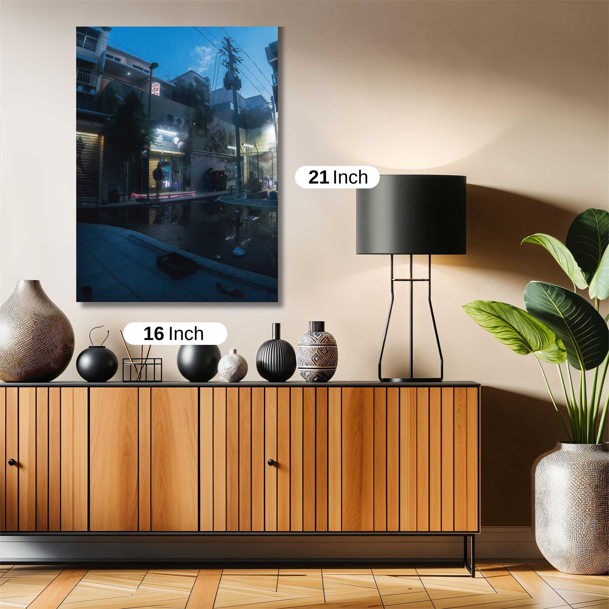 Neon Serenity Safe Wall Magnetic / M