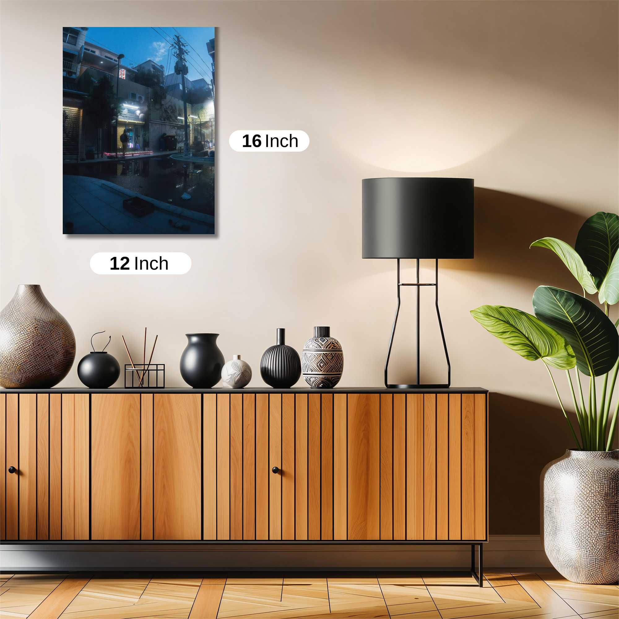 Neon Serenity Safe Wall Magnetic / M