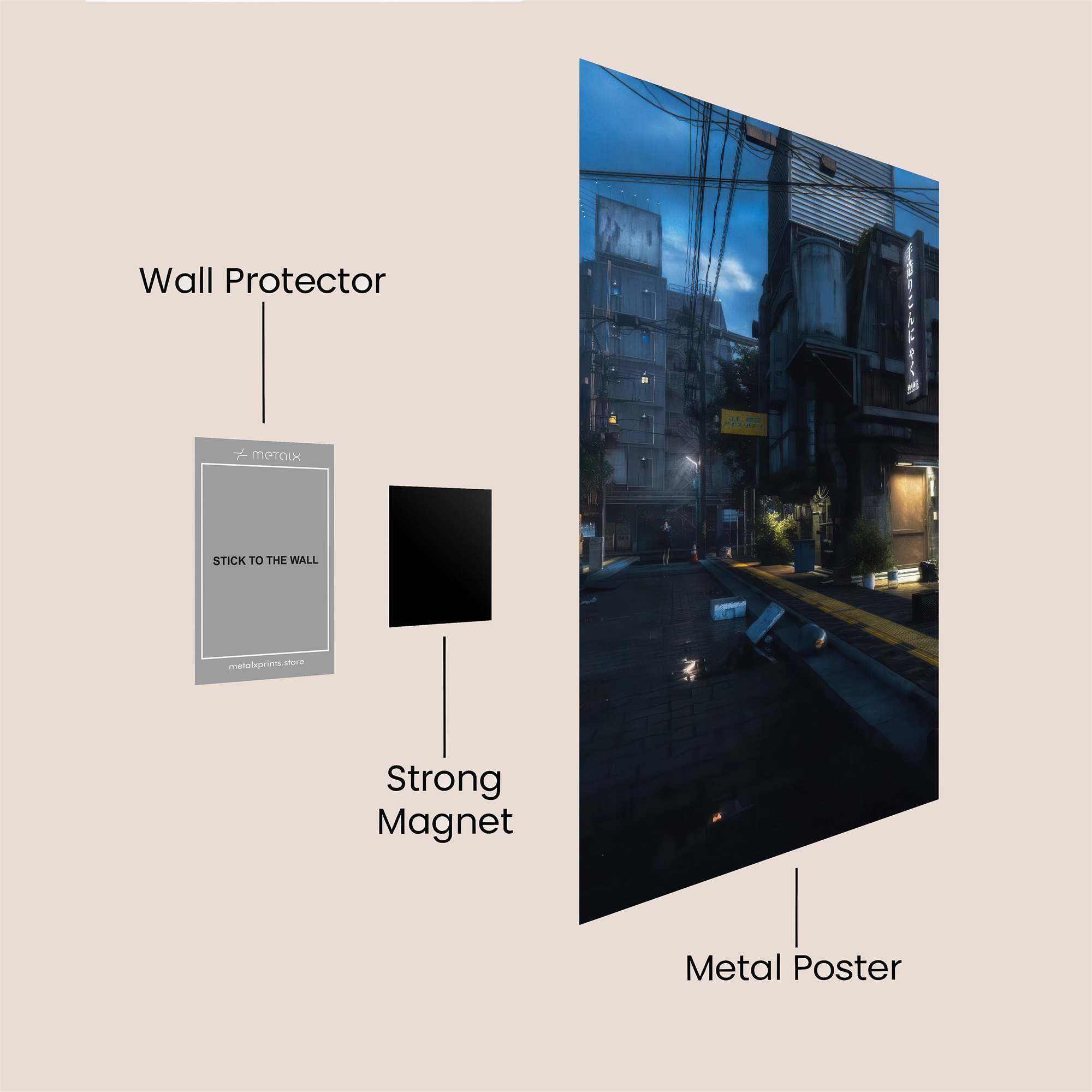 Cyberpunk Gloom Safe Wall Magnetic / M