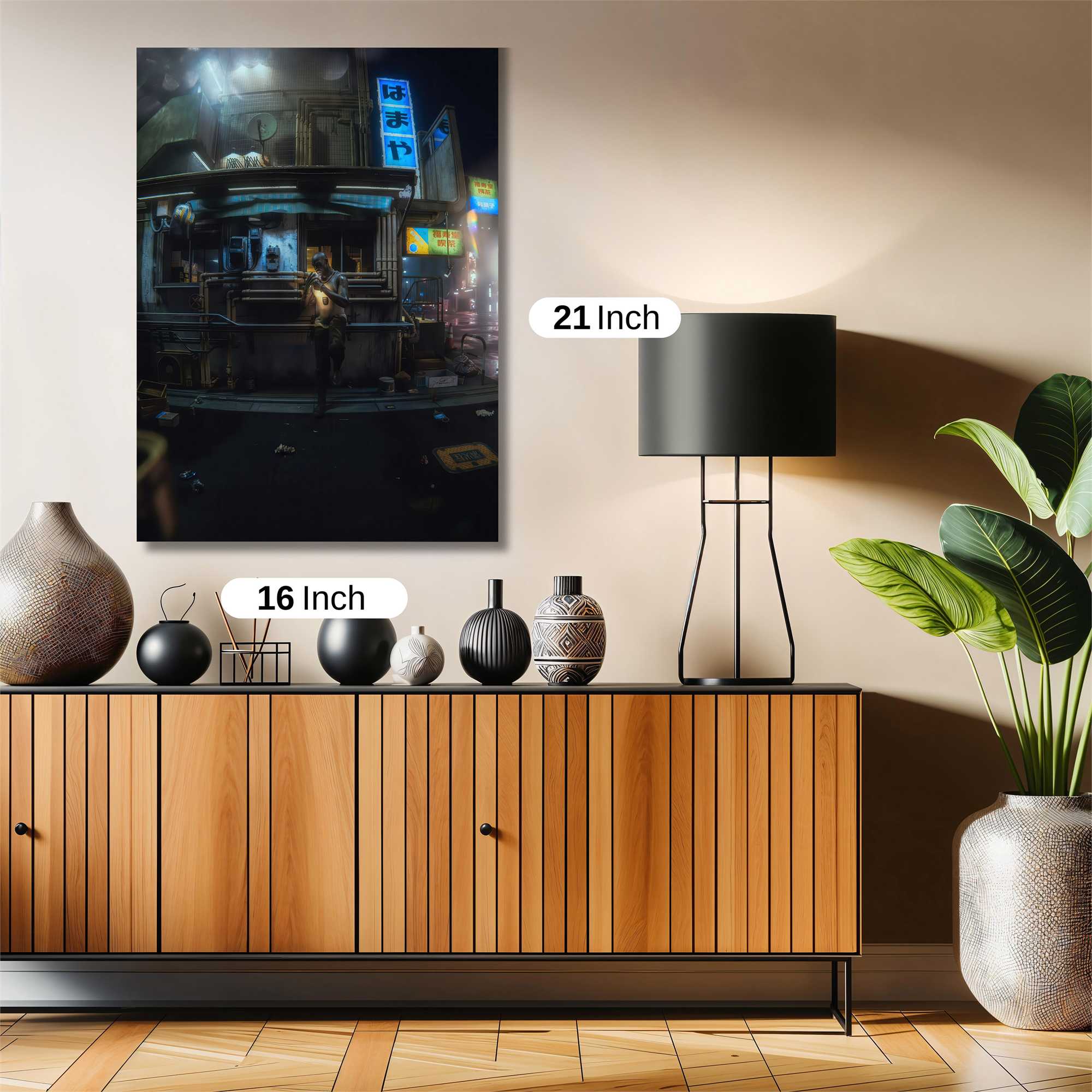 Neon Solitude Safe Wall Magnetic / M