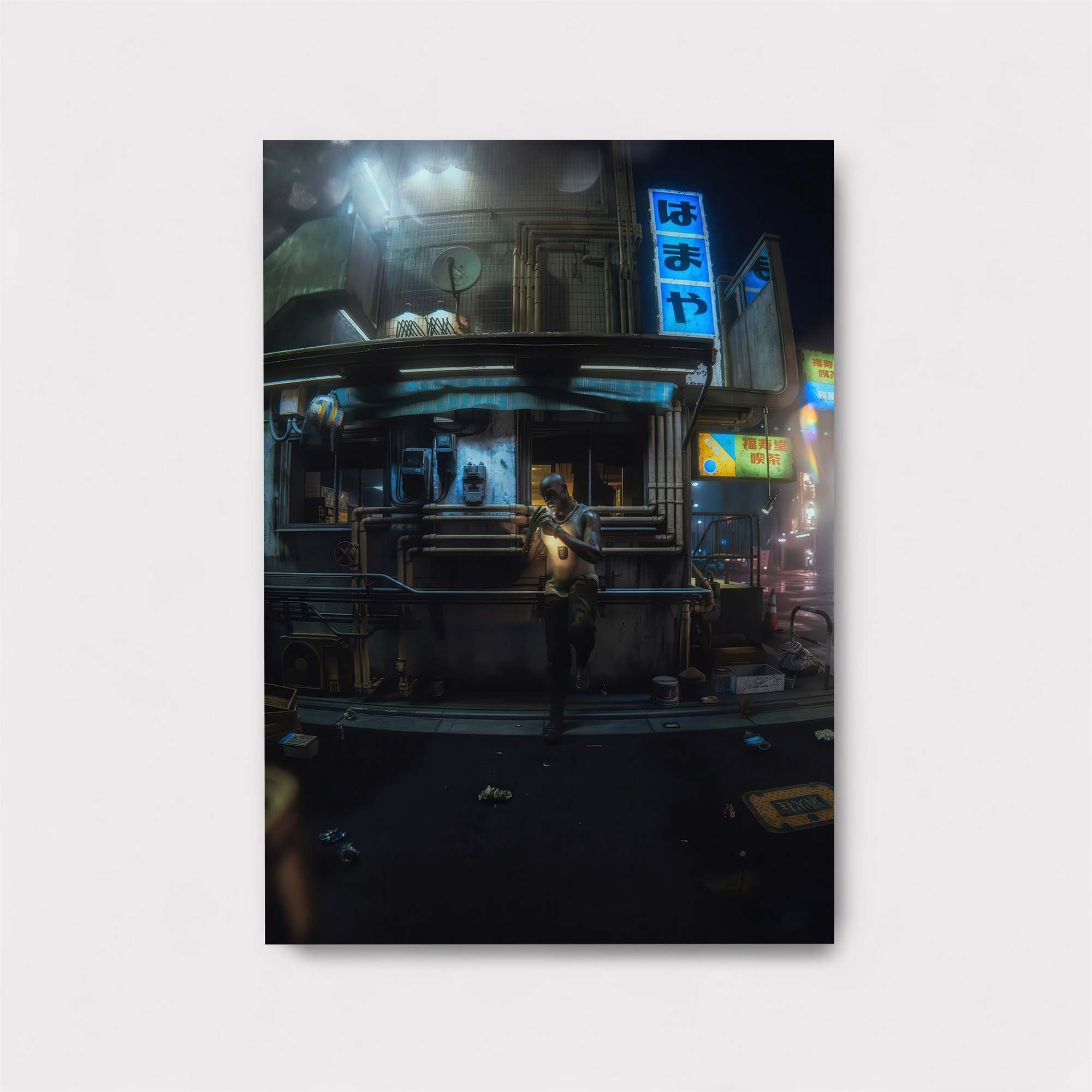 Neon Solitude Safe Wall Magnetic / M