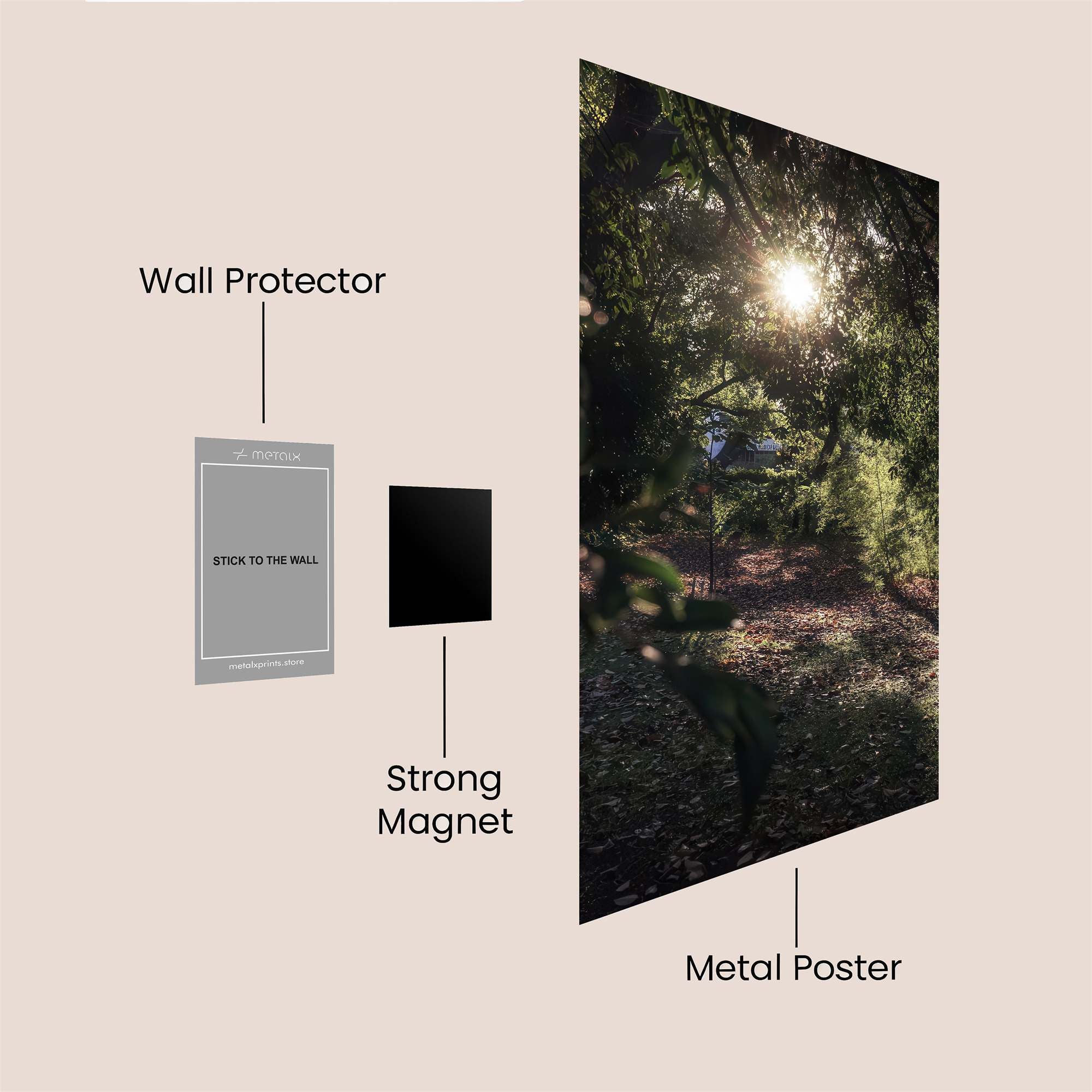 City Serenity Safe Wall Magnetic / M