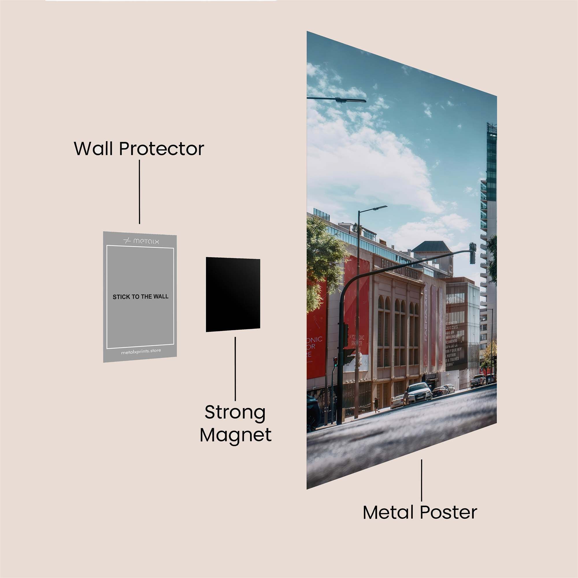 Urban Serenity Safe Wall Magnetic / M
