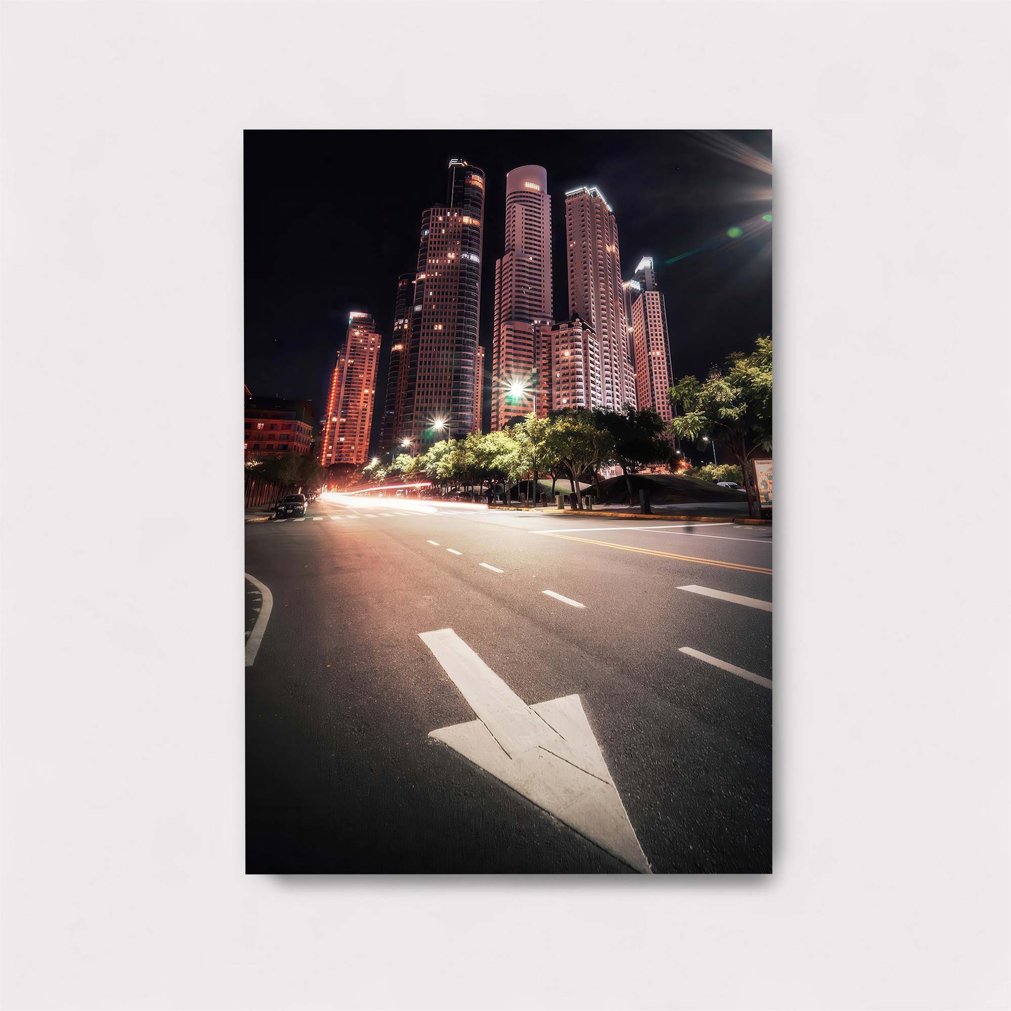 Cityscape Serenity Safe Wall Magnetic / M