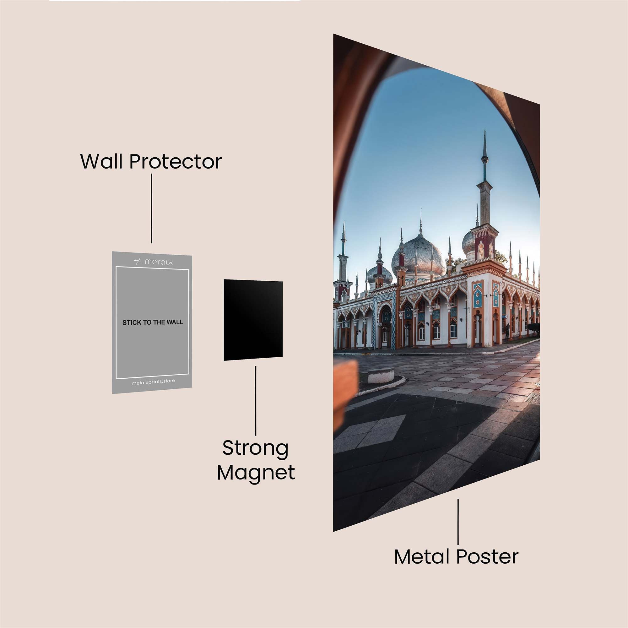 Mosque Serenity Safe Wall Magnetic / M
