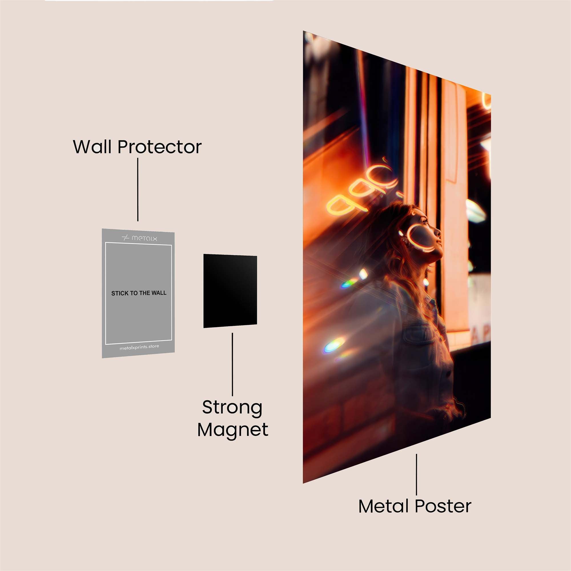 Neon Rush Safe Wall Magnetic / M