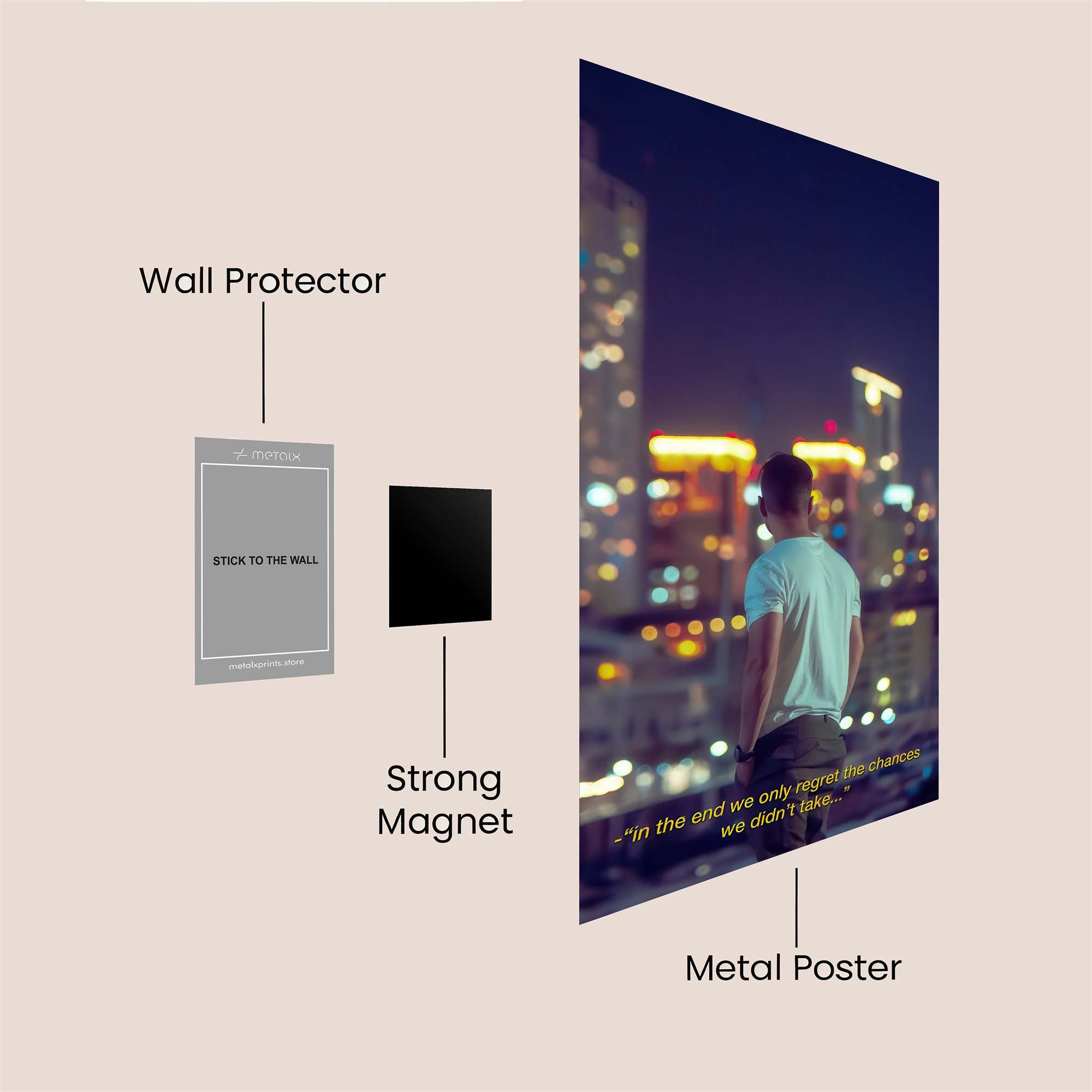 City Glow Safe Wall Magnetic / M