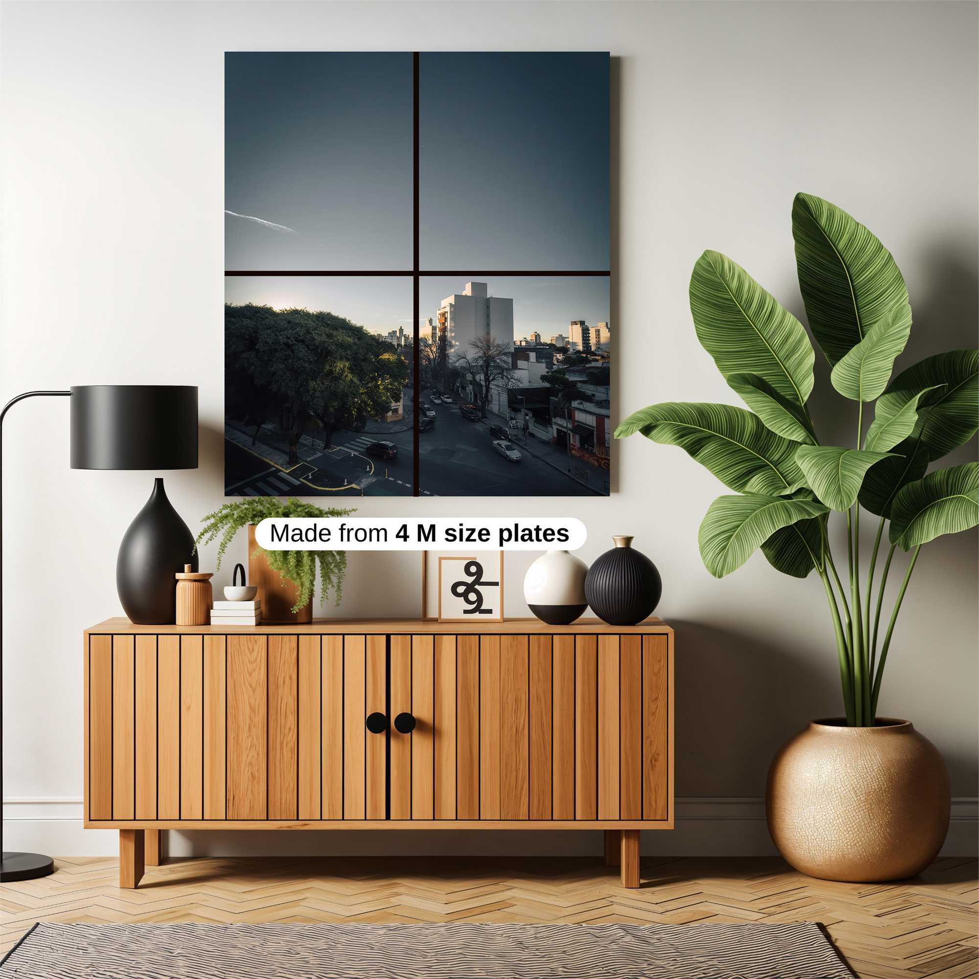 Cityscape Serenity Safe Wall Magnetic / M