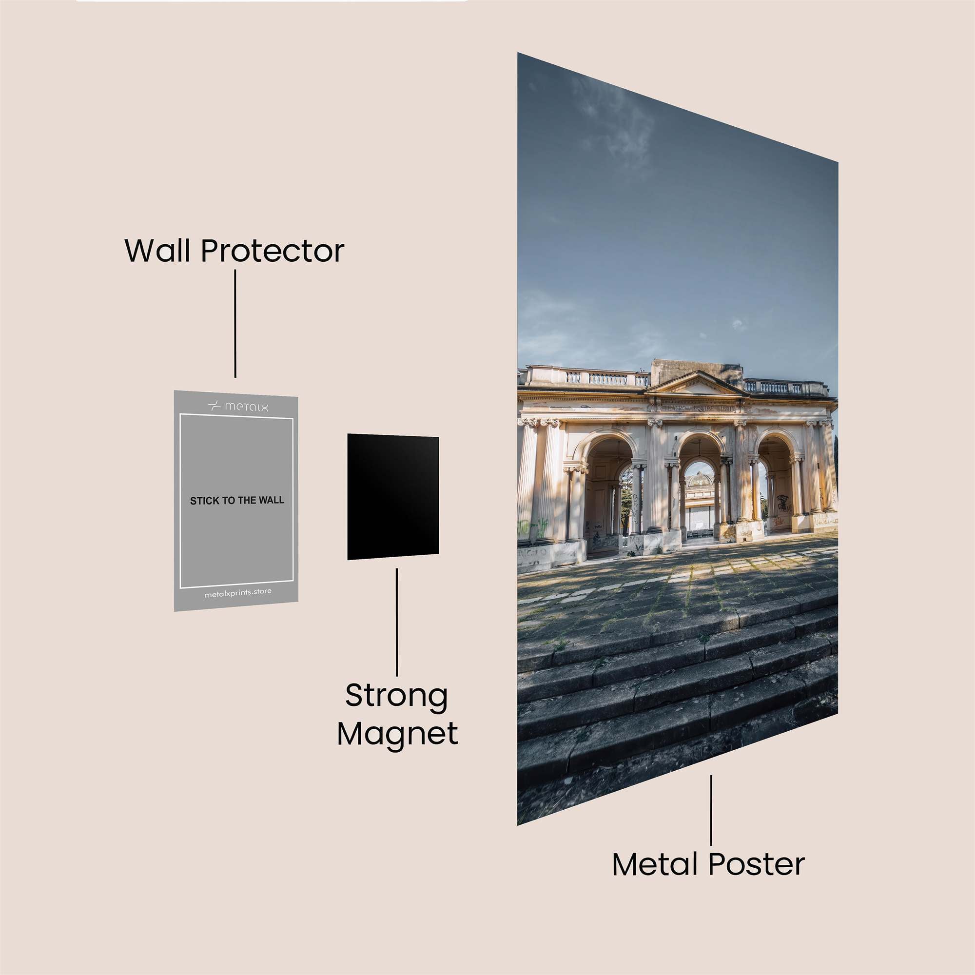 Palladian Serenity Safe Wall Magnetic / M