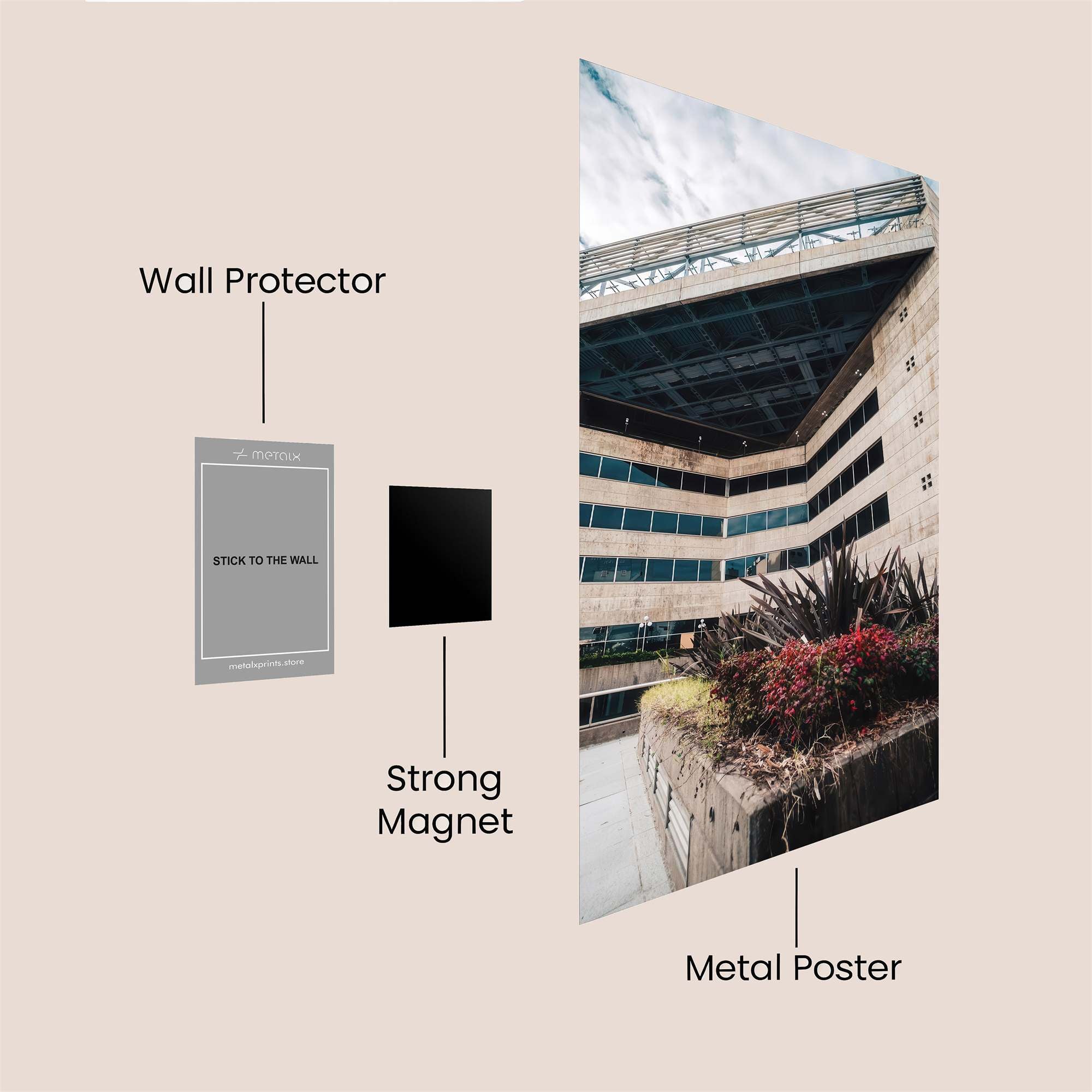 Gehry Intrigue Safe Wall Magnetic / M