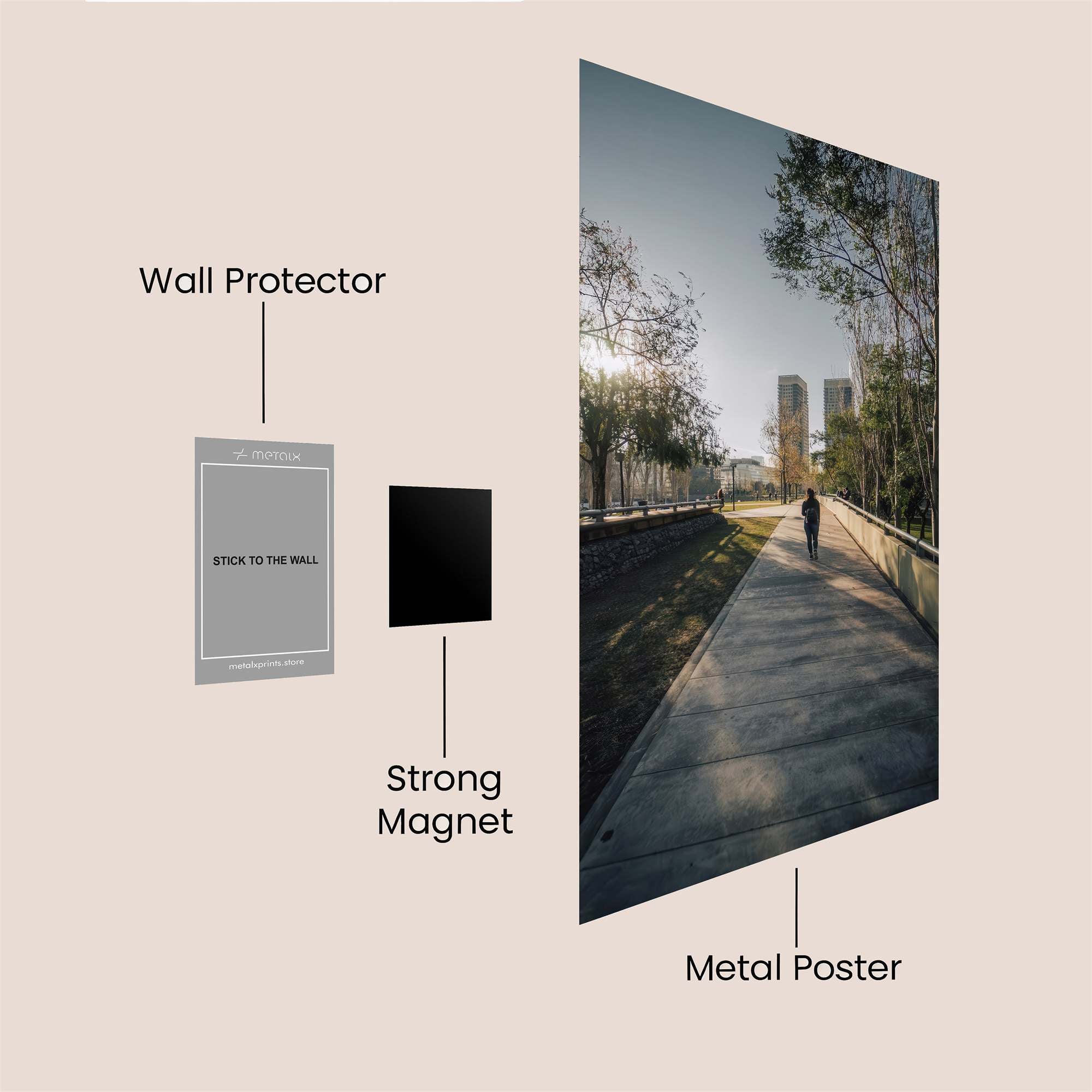 Sunset Solitude Safe Wall Magnetic / M