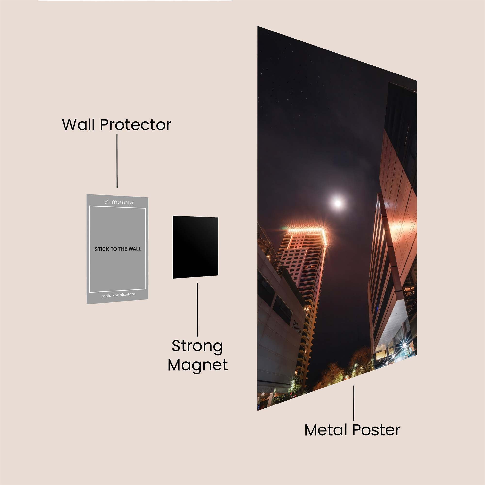 Moonlit Serenity Safe Wall Magnetic / M