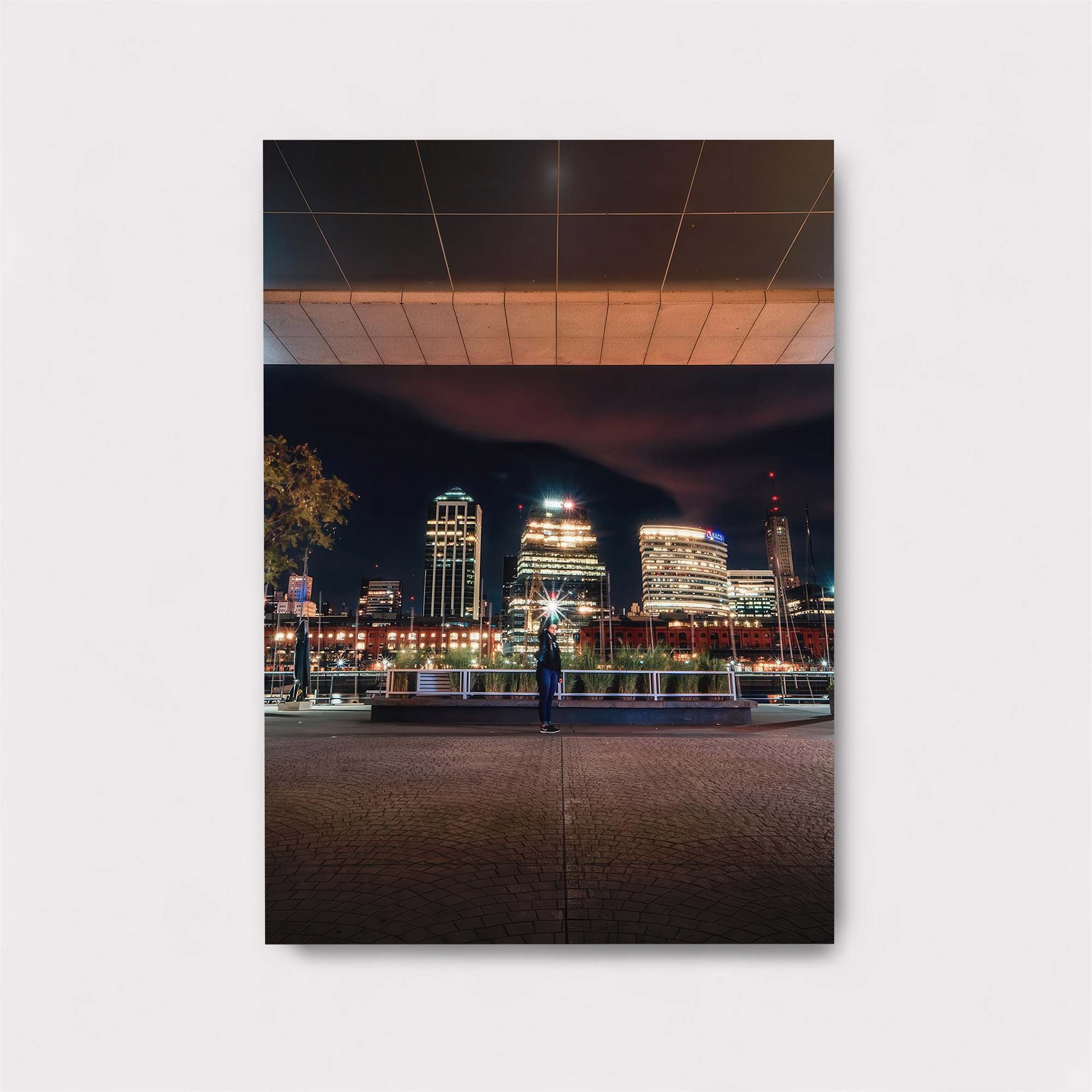 Cityscape Serenity Safe Wall Magnetic / M