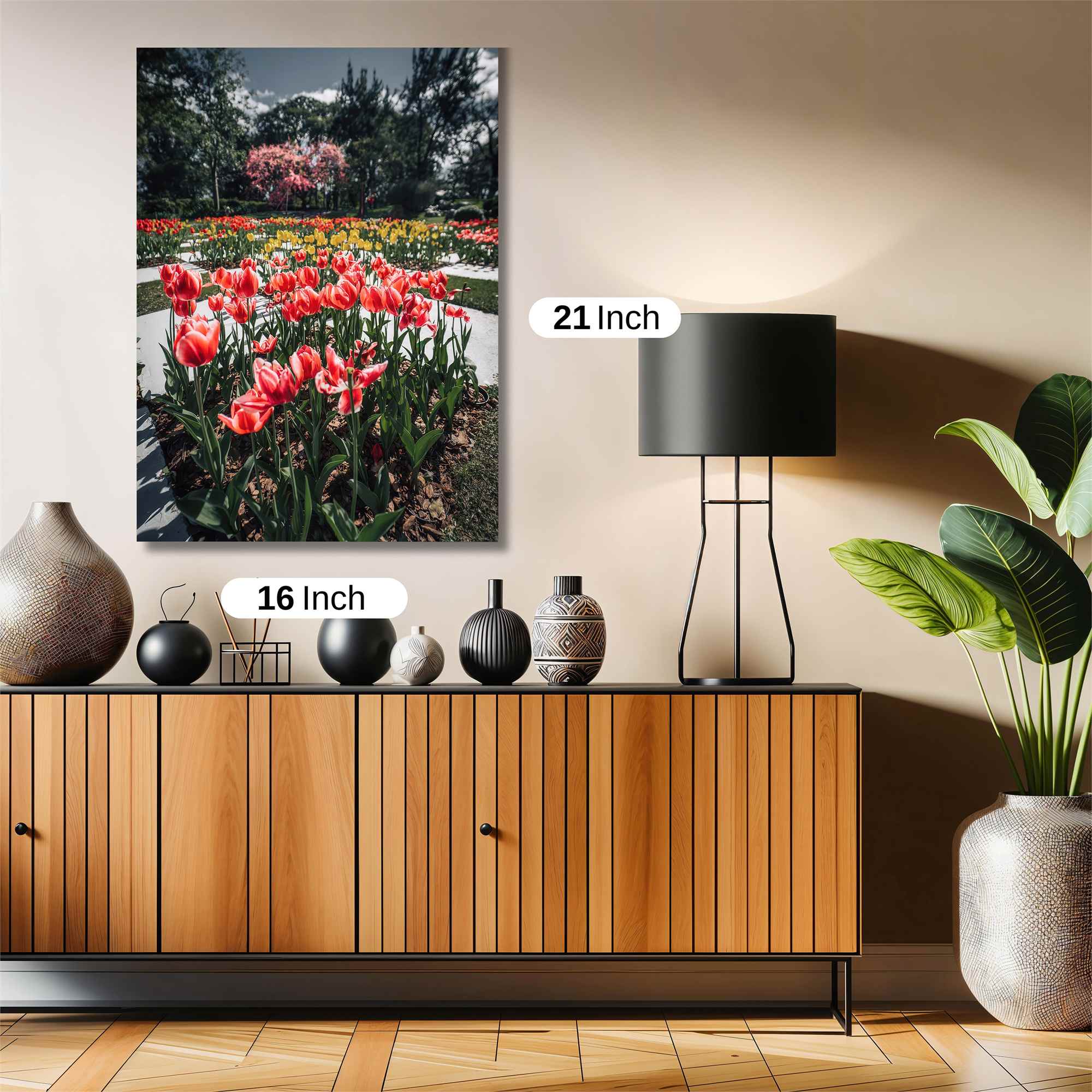 Tulip Tranquility Safe Wall Magnetic / M