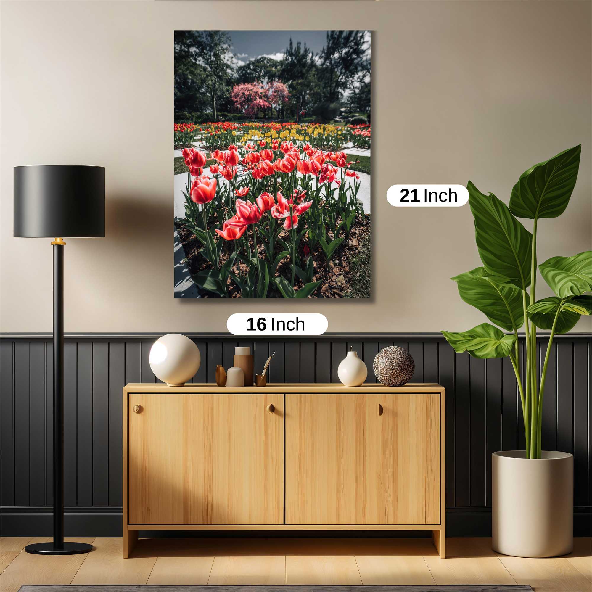 Tulip Tranquility Safe Wall Magnetic / M