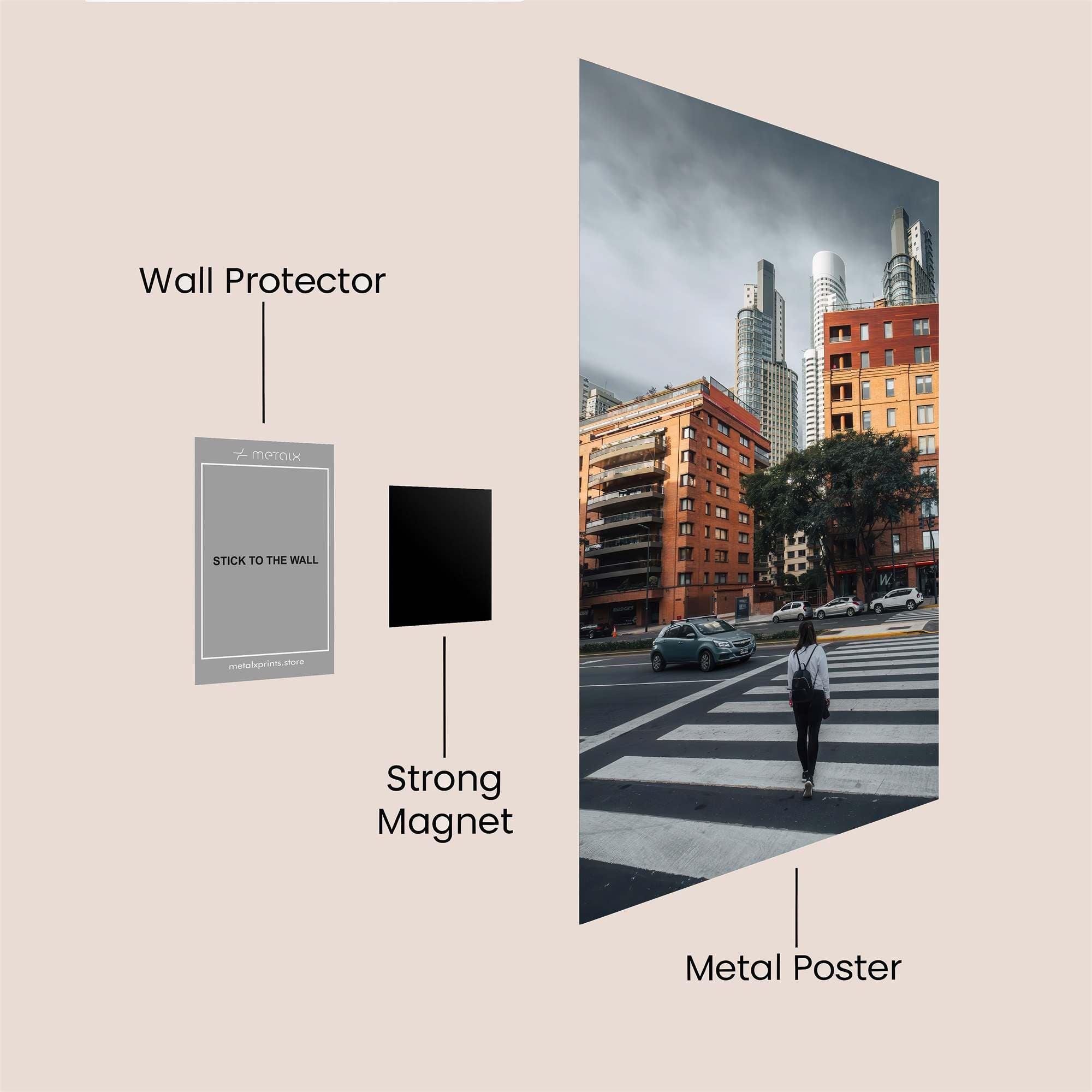 Urban Serenity Safe Wall Magnetic / M