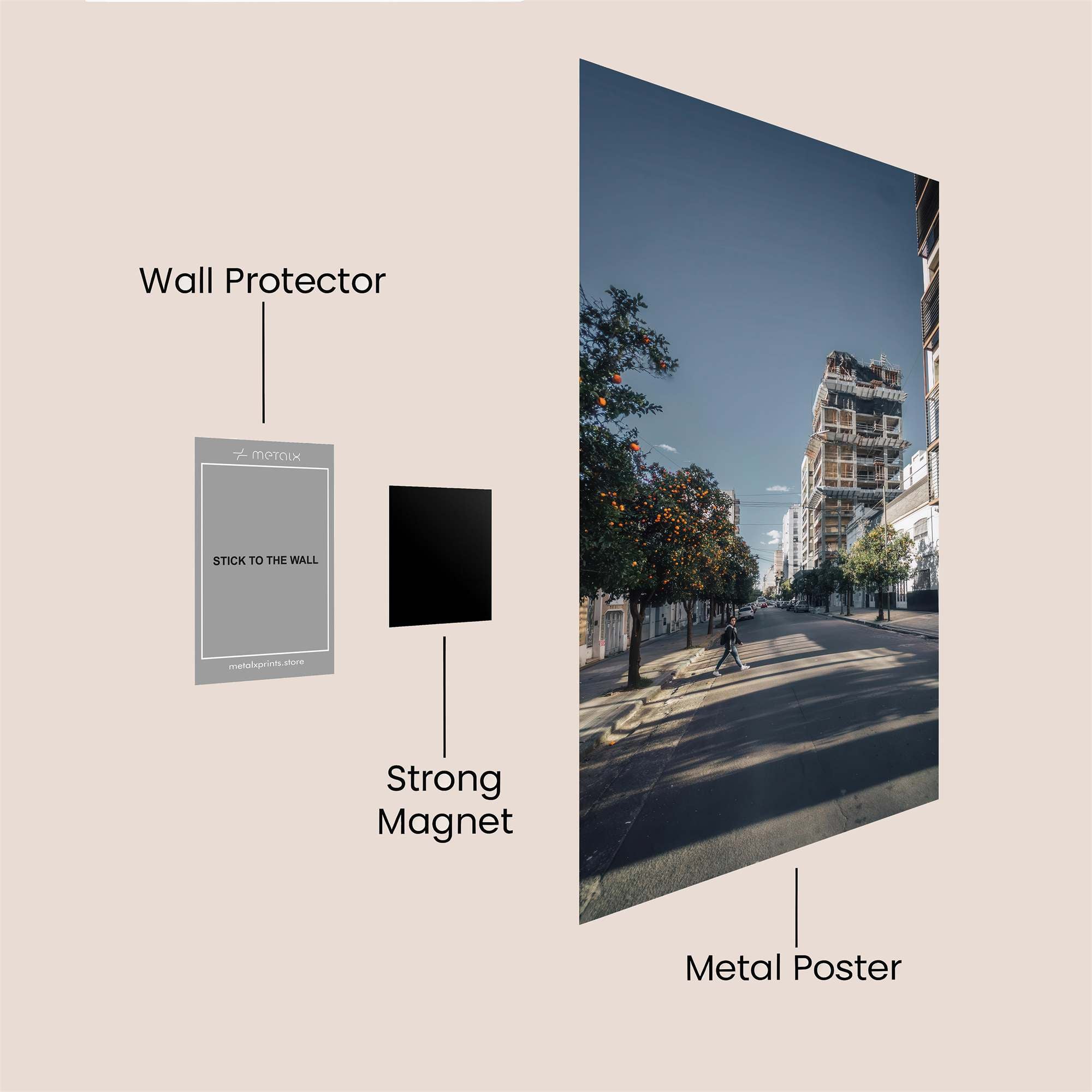 Urban Serenity Safe Wall Magnetic / M