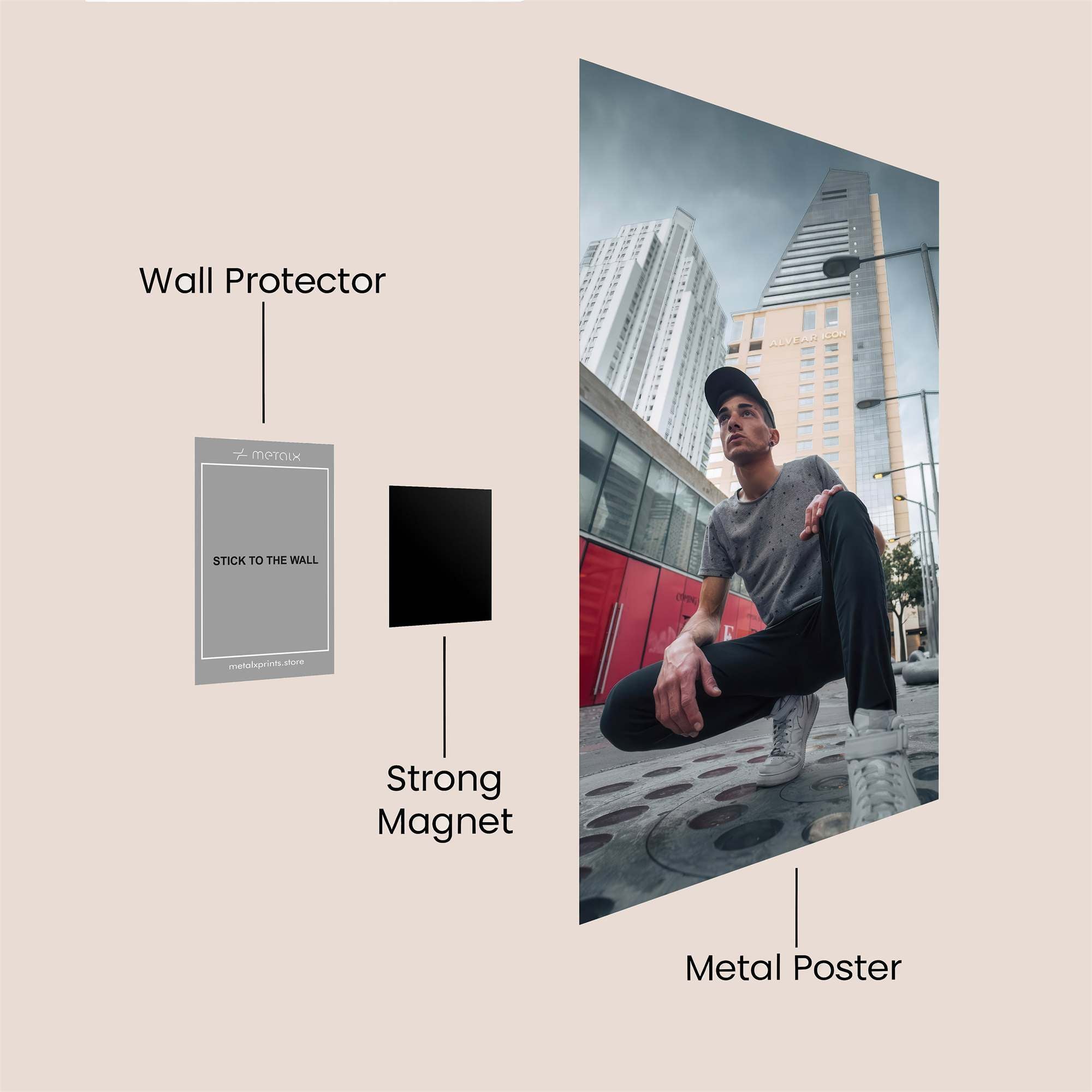 Urban Explorer Safe Wall Magnetic / M