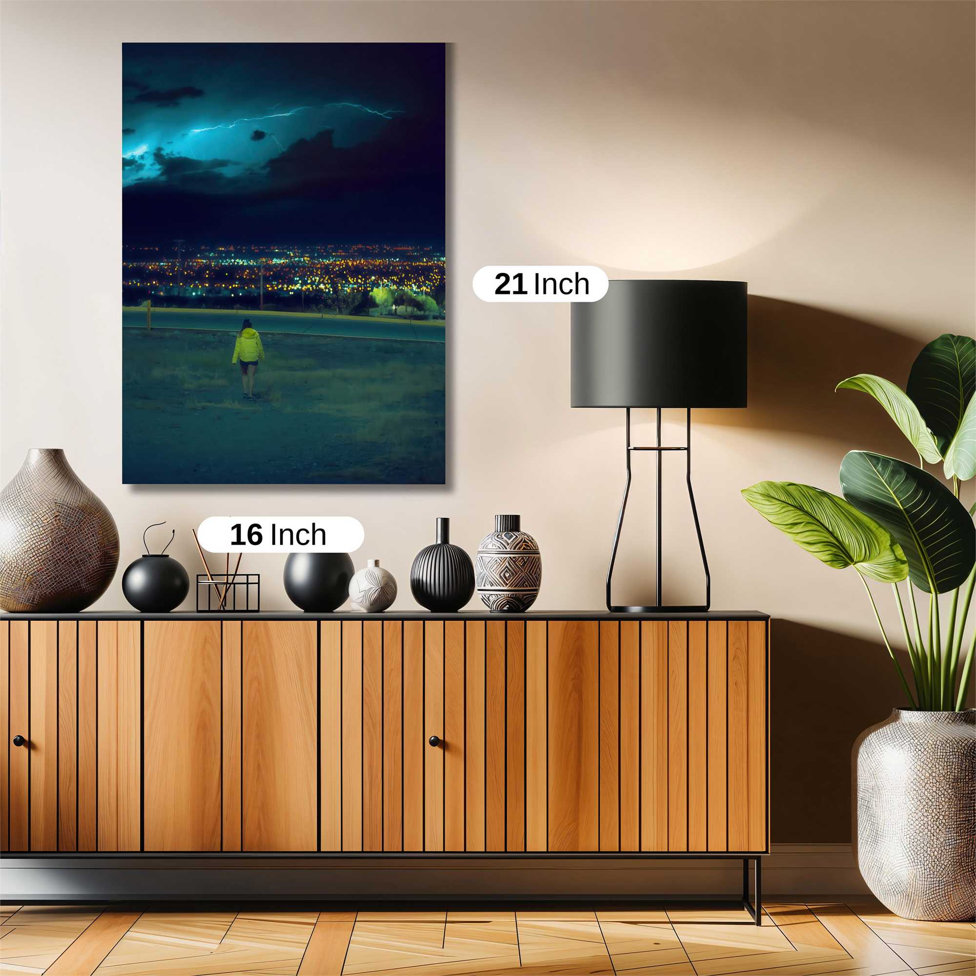 Stormy Solitude Safe Wall Magnetic / M