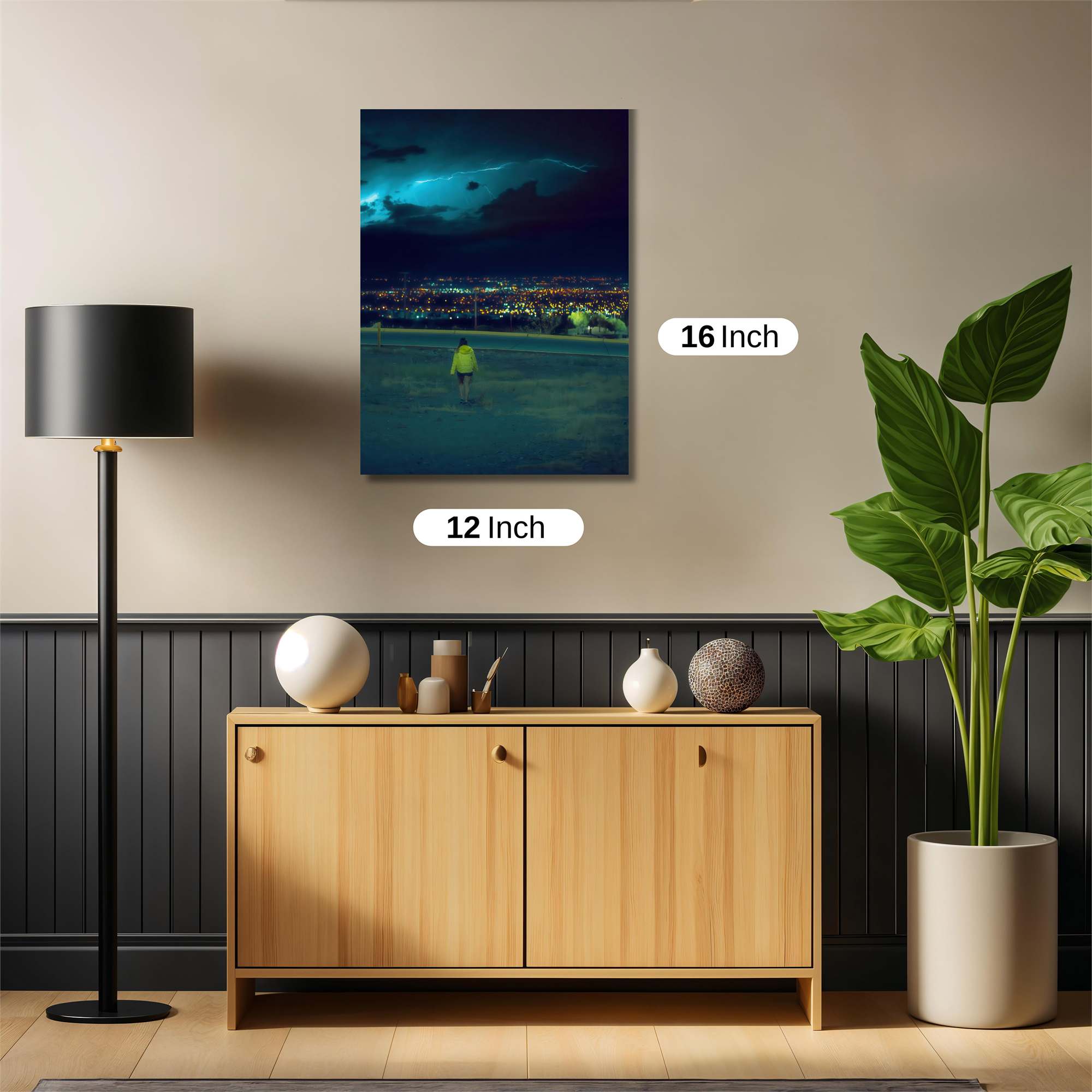Stormy Solitude Safe Wall Magnetic / M