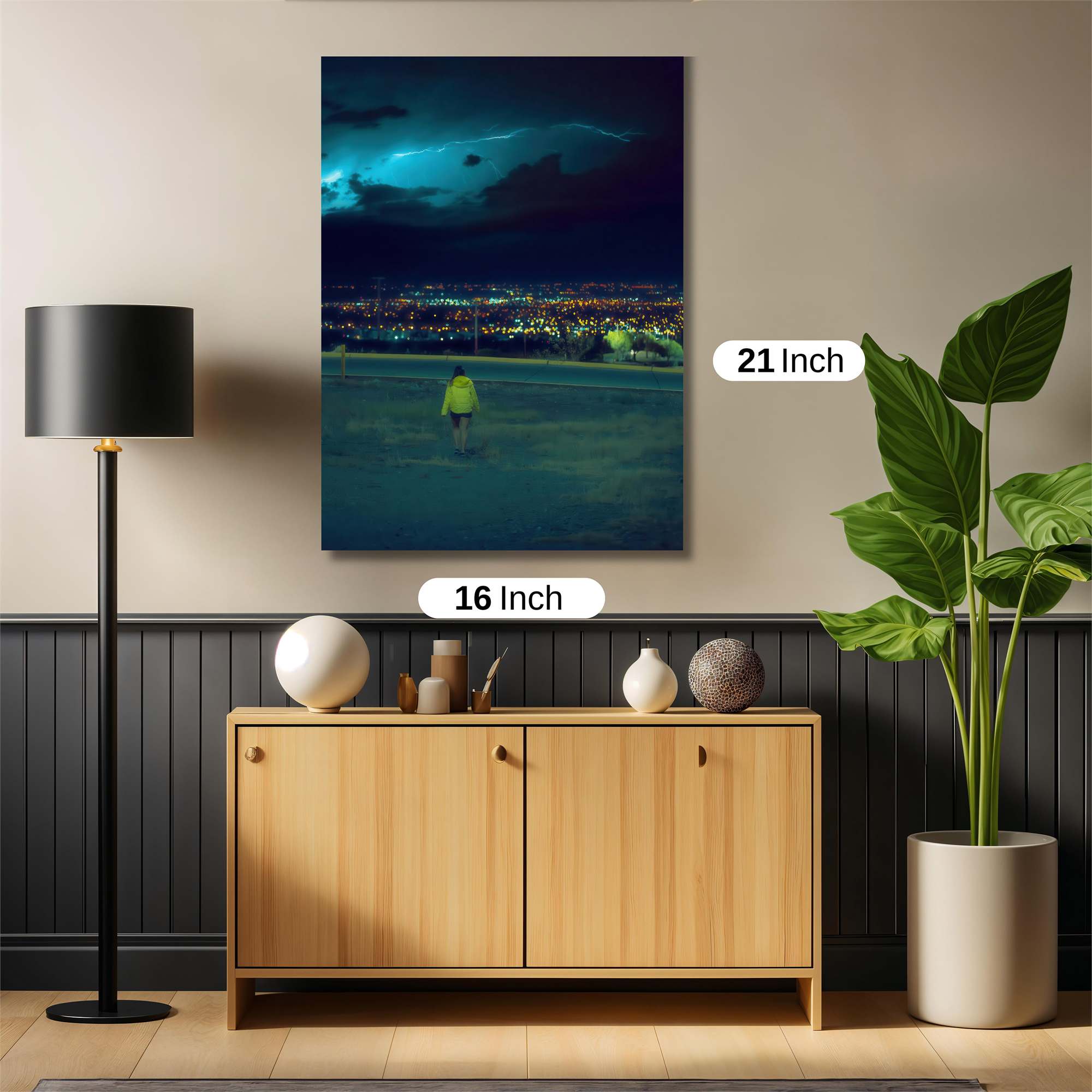 Stormy Solitude Safe Wall Magnetic / M