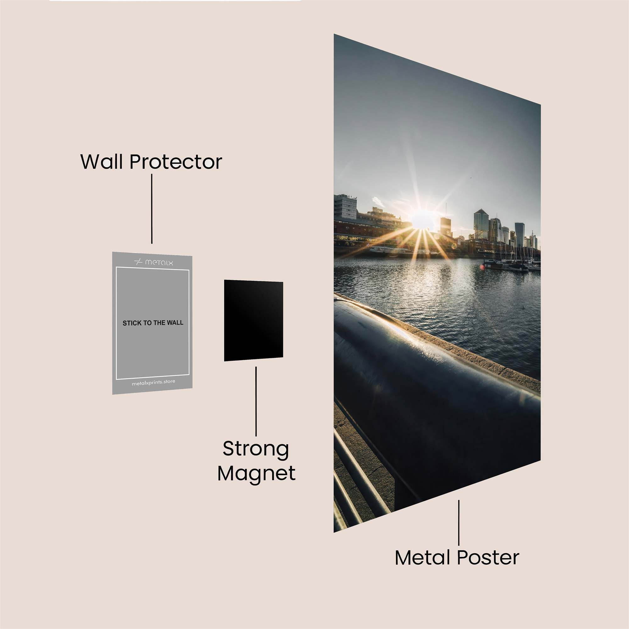 City Glow Safe Wall Magnetic / M