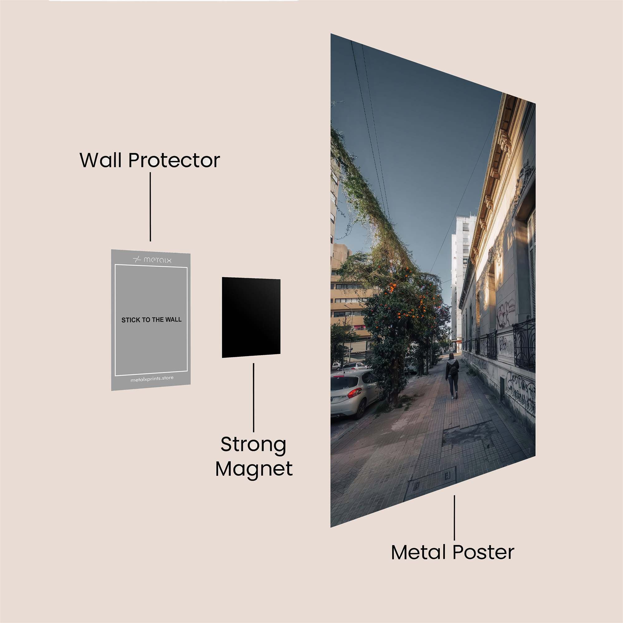 Urban Serenity Safe Wall Magnetic / M