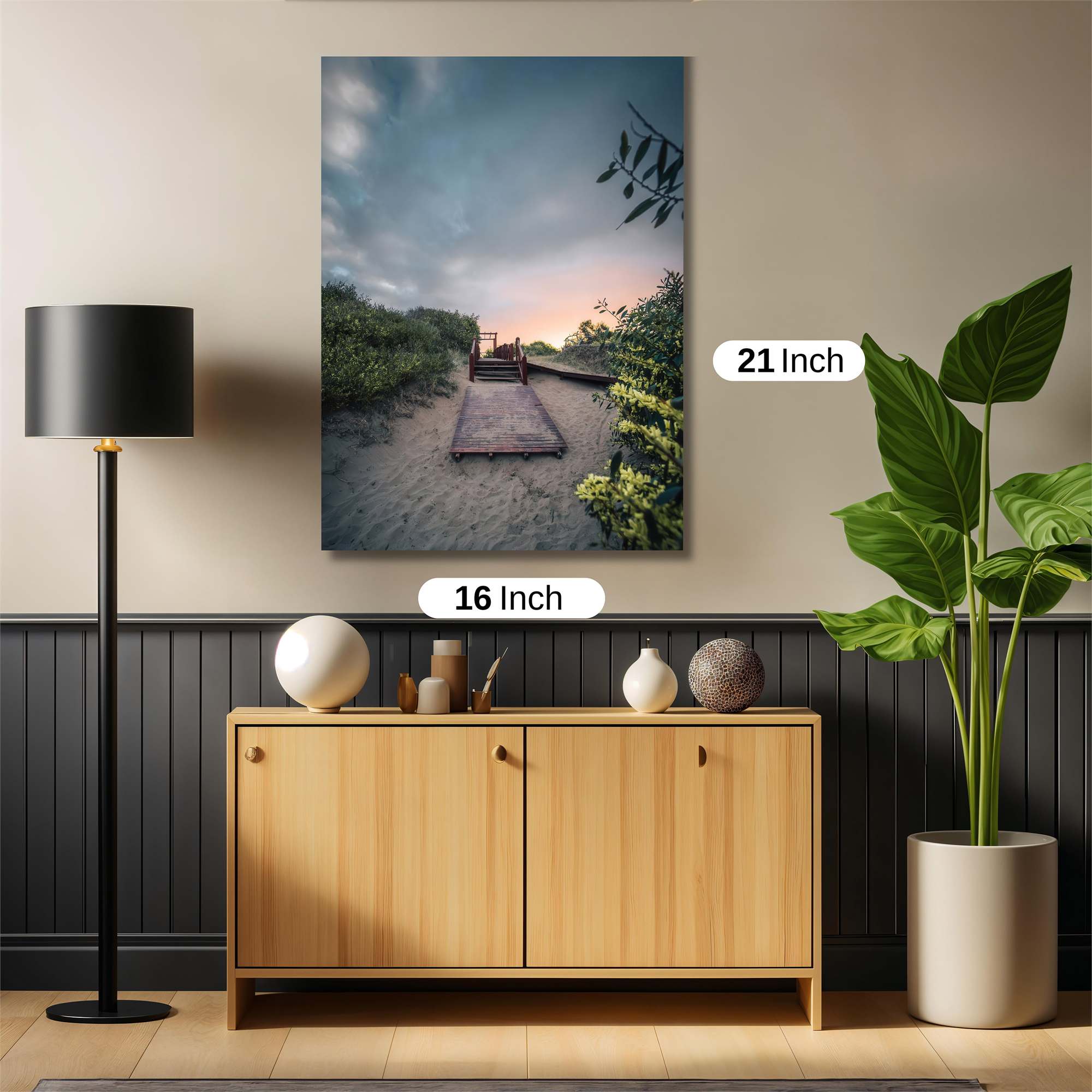 Sunset Serenity Safe Wall Magnetic / M