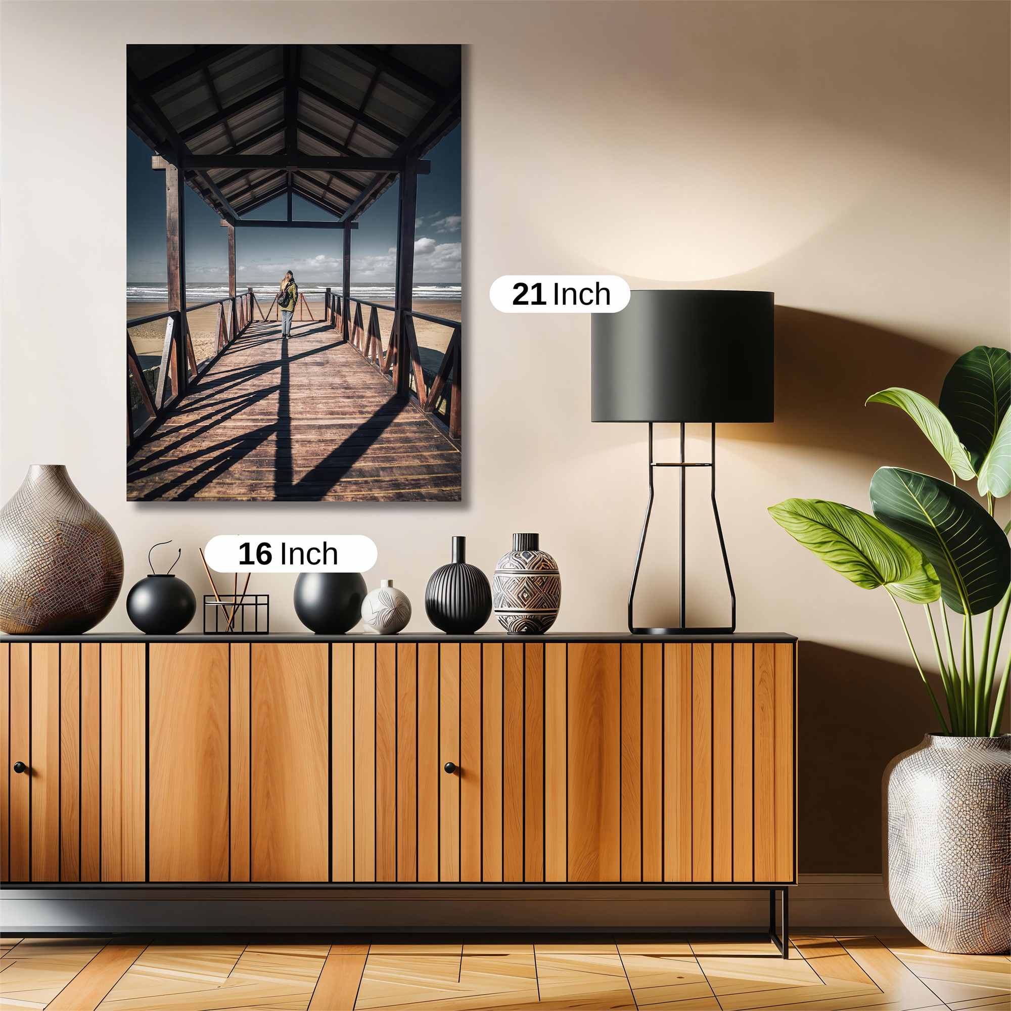 Beach Serenity Safe Wall Magnetic / M