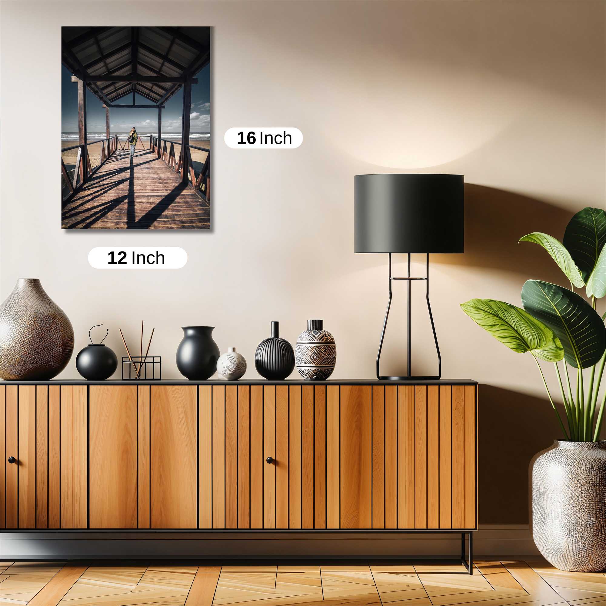Beach Serenity Safe Wall Magnetic / M