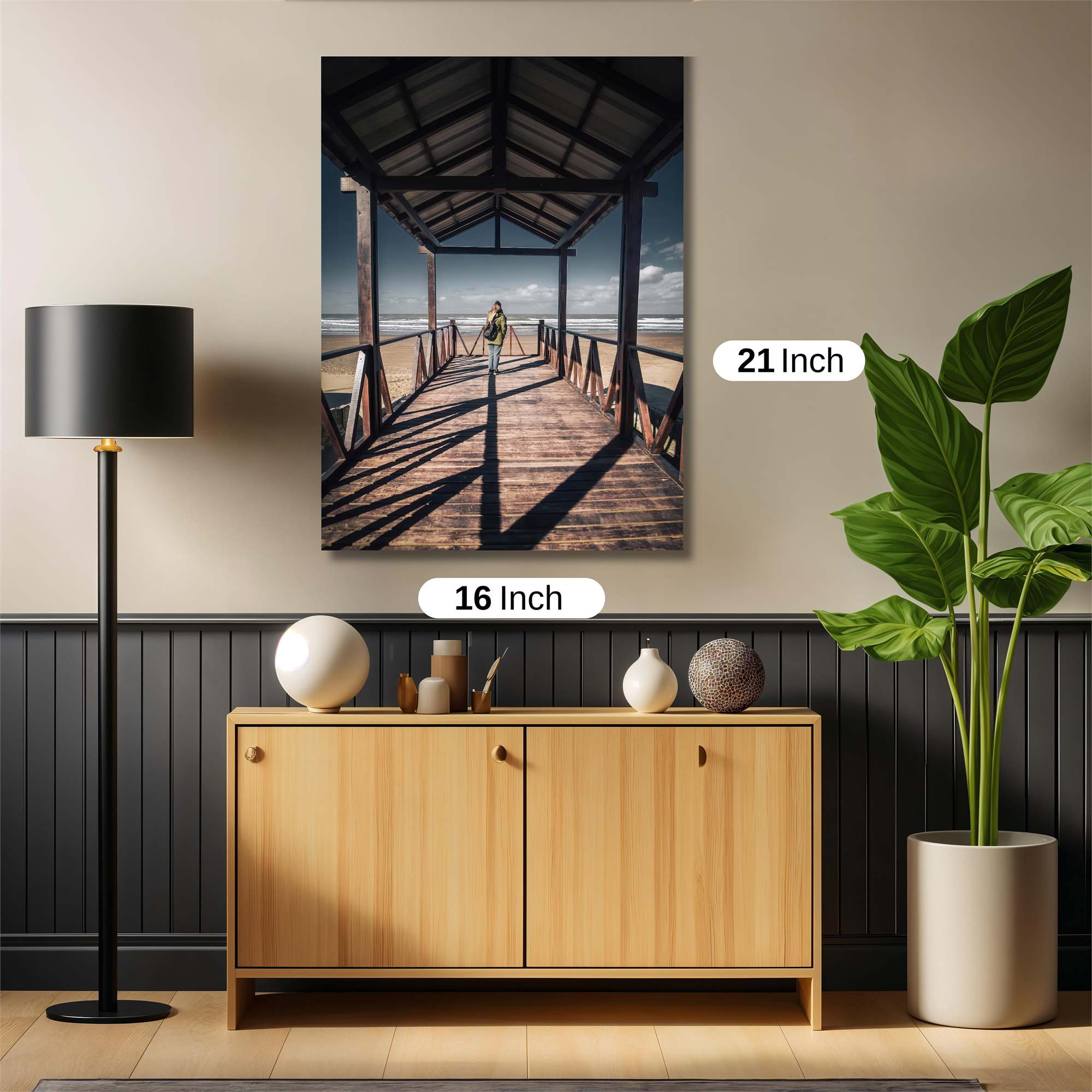 Beach Serenity Safe Wall Magnetic / M