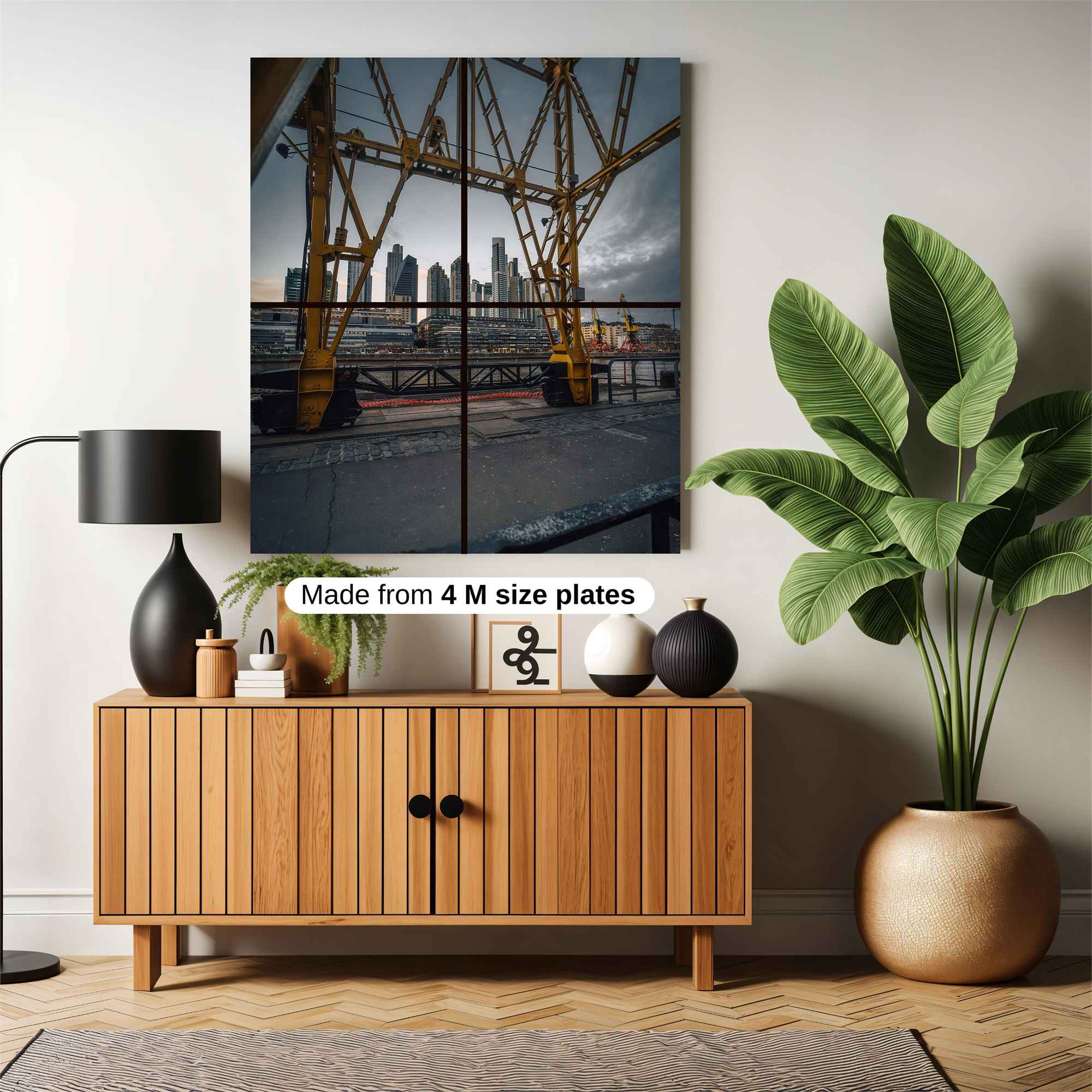 Cityscape Serenity Safe Wall Magnetic / M