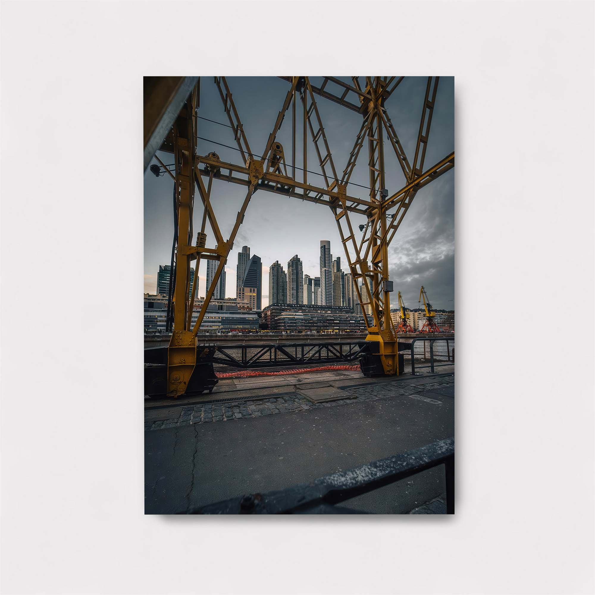 Cityscape Serenity Safe Wall Magnetic / M